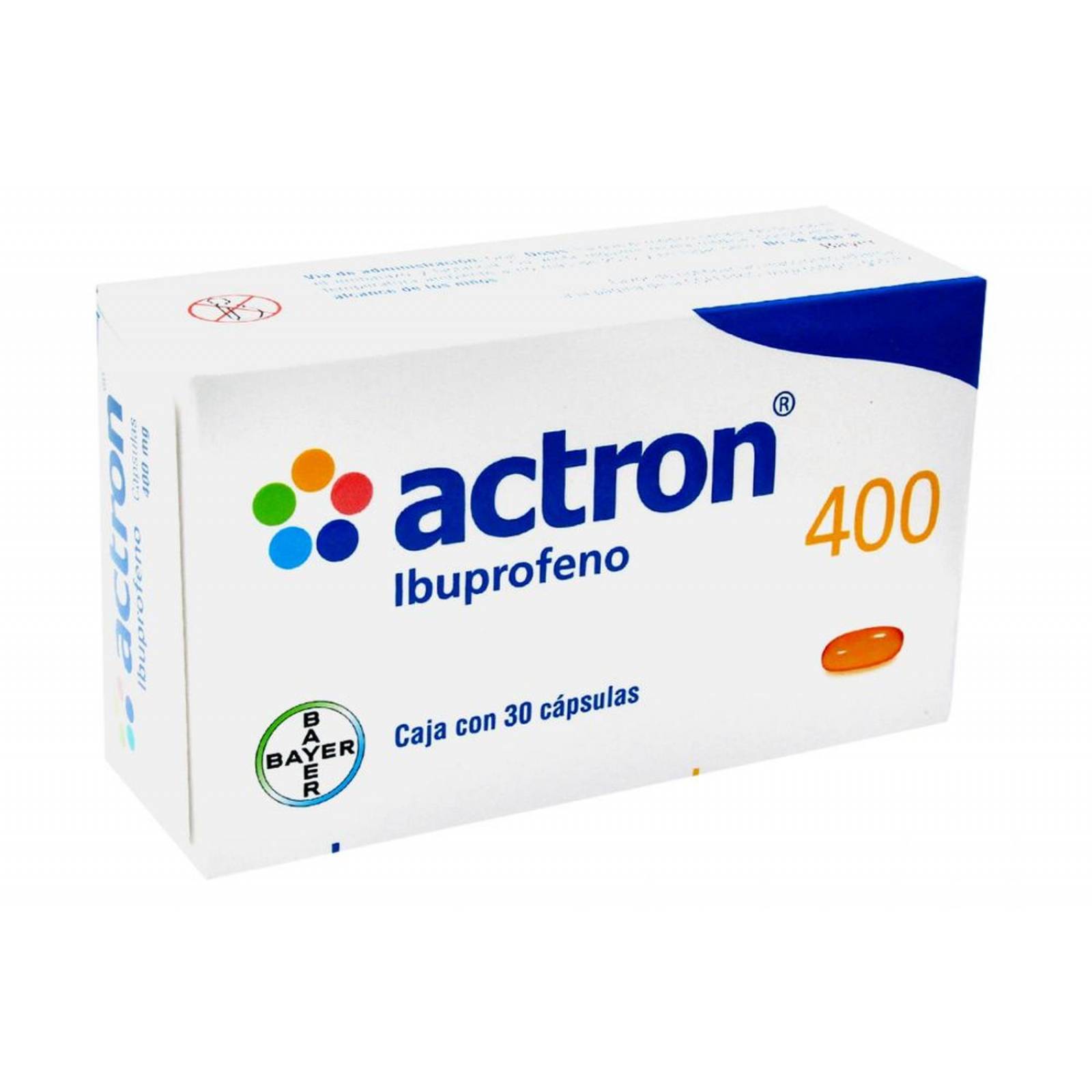 Actron 400 mg Caja Con 30 Cápsulas 