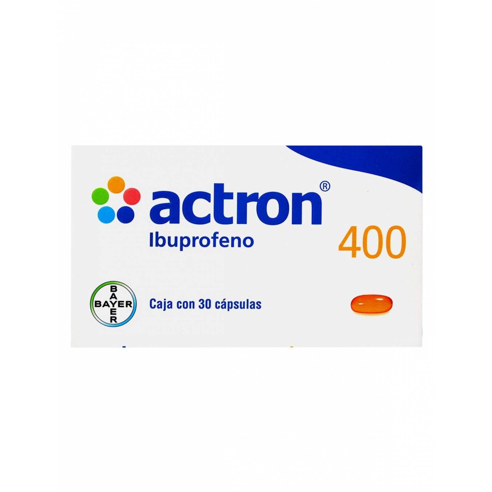 Actron 400 mg Caja Con 30 Cápsulas 