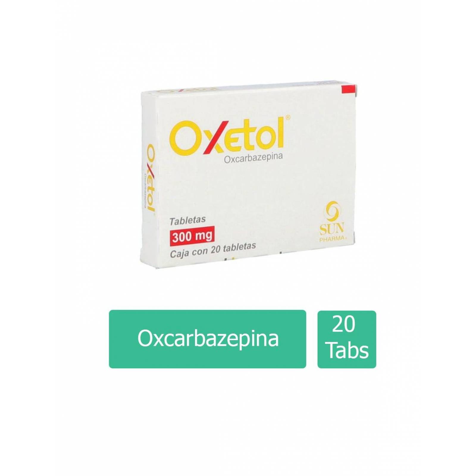 Oxetol 300 mg Caja Con 20 Tabletas 