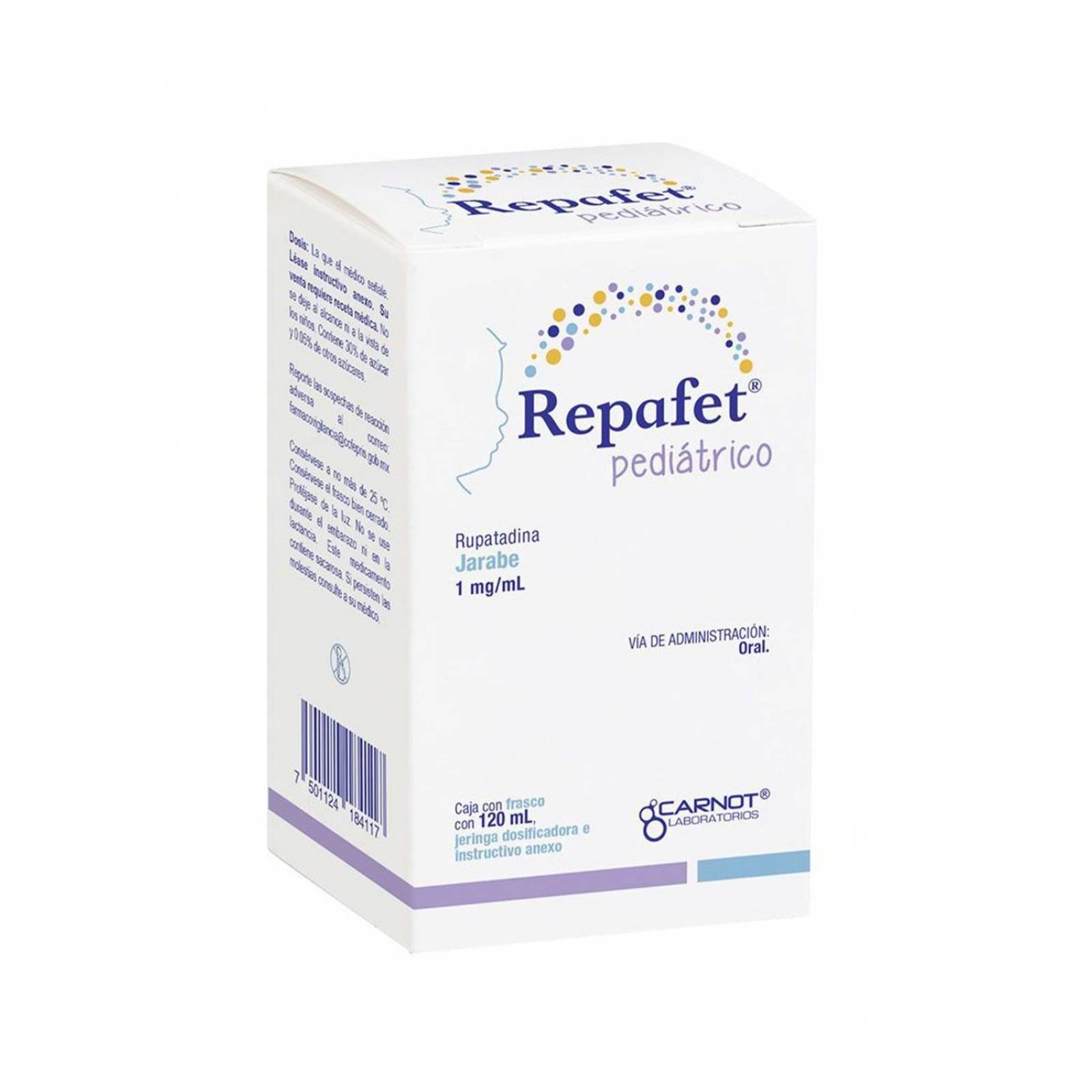 Repafet 1 mg/mL Jarabe Pediátrico Con 120 mL 