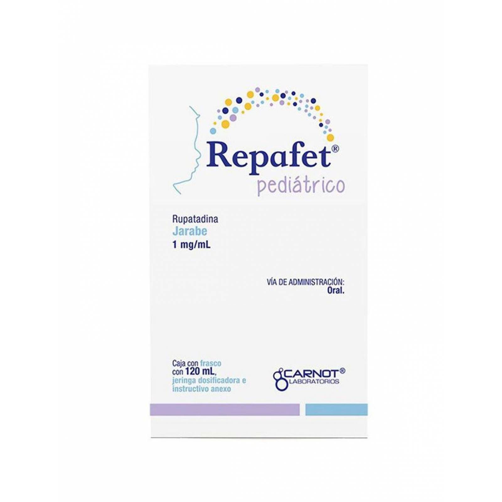 Repafet 1 mg/mL Jarabe Pediátrico Con 120 mL 