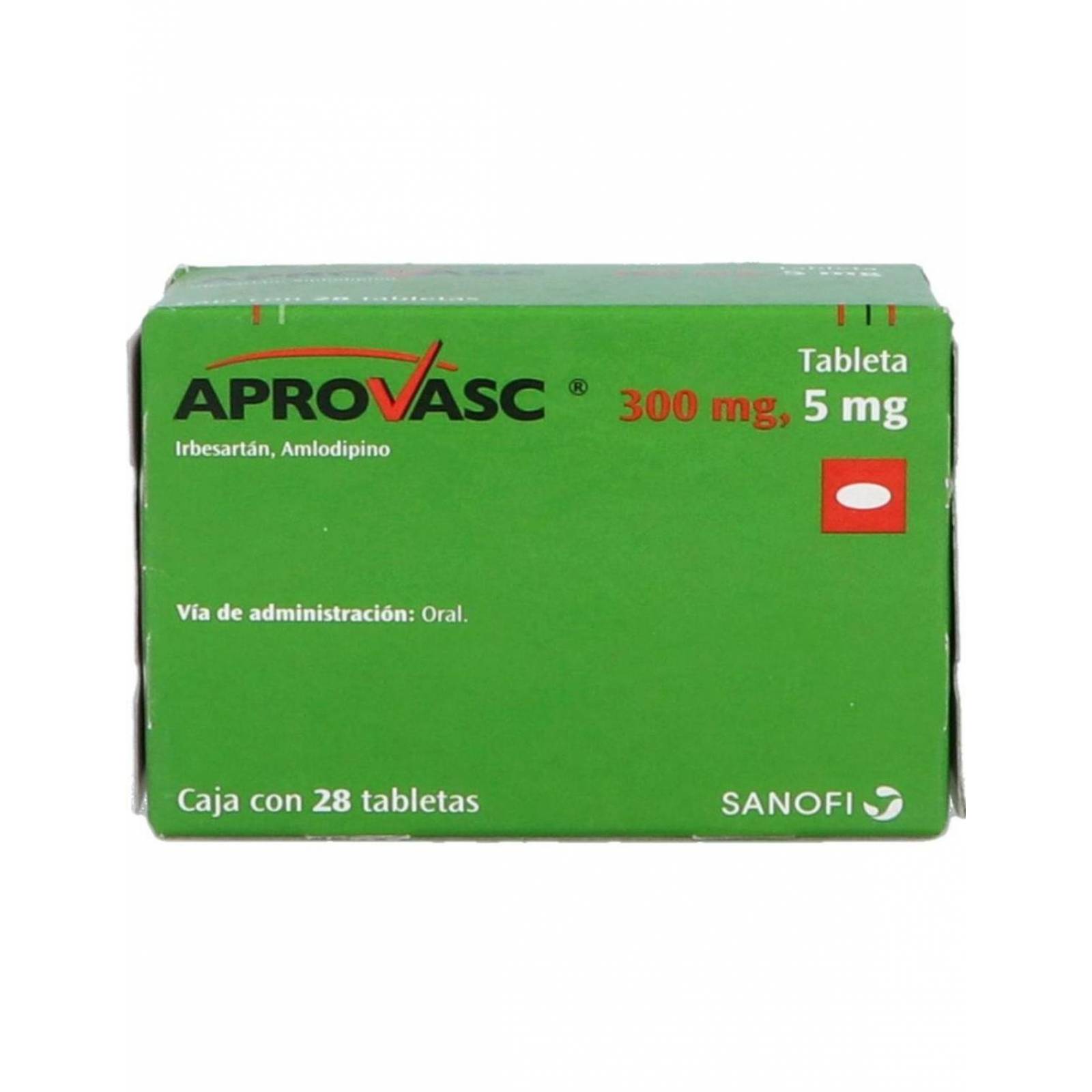 Aprovasc 300 mg / 5 mg Caja Con 28 Tabletas 