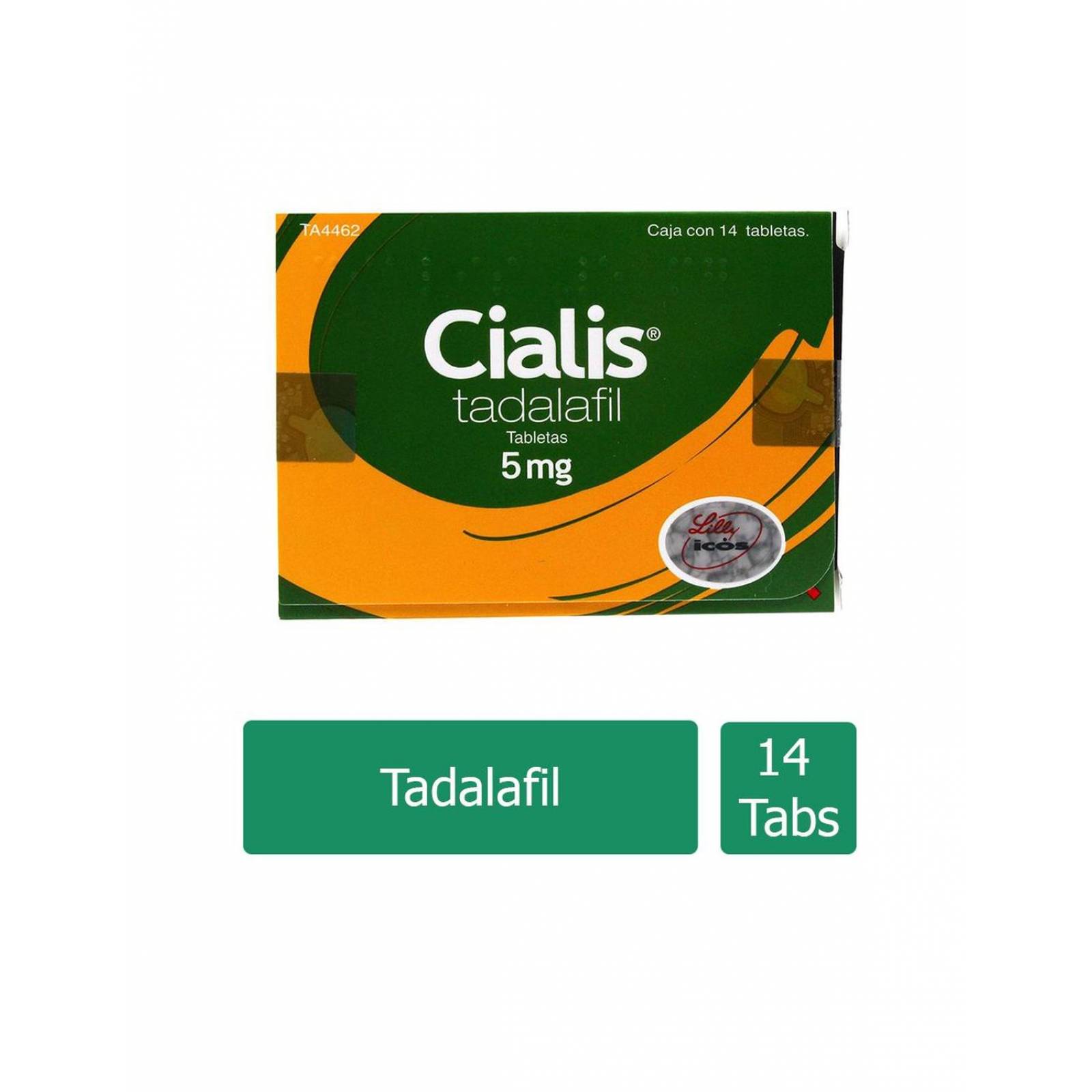 Cialis 5 mg Caja Con 14 Tabletas 