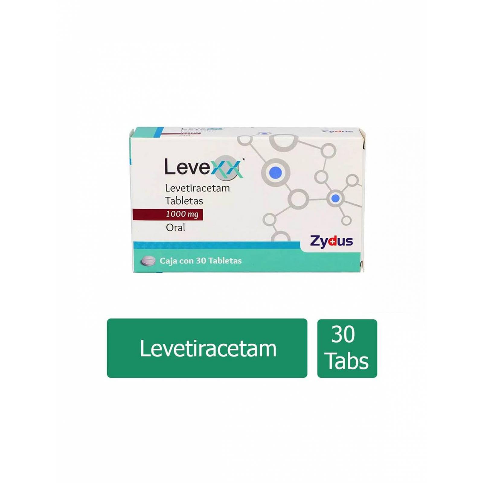 Levexx 1000 mg Caja Con 30 Tabletas 