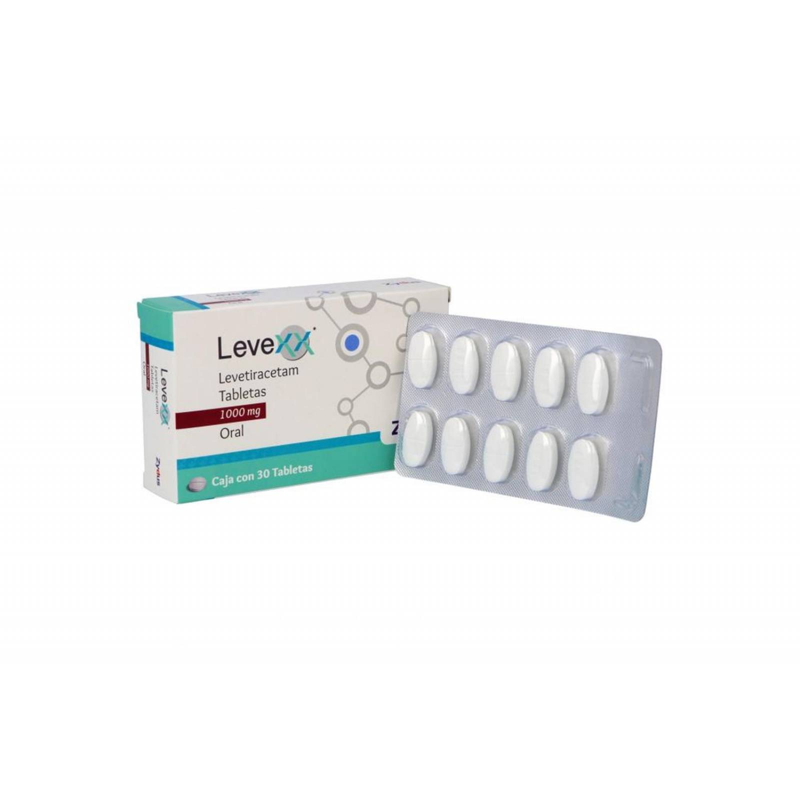 Levexx 1000 mg Caja Con 30 Tabletas 