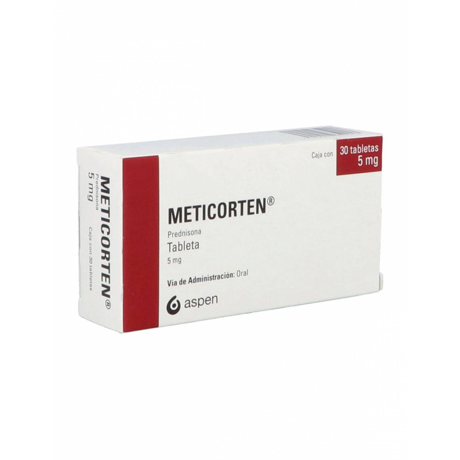 Meticorten 5 mg Caja Con 30 Tabletas 
