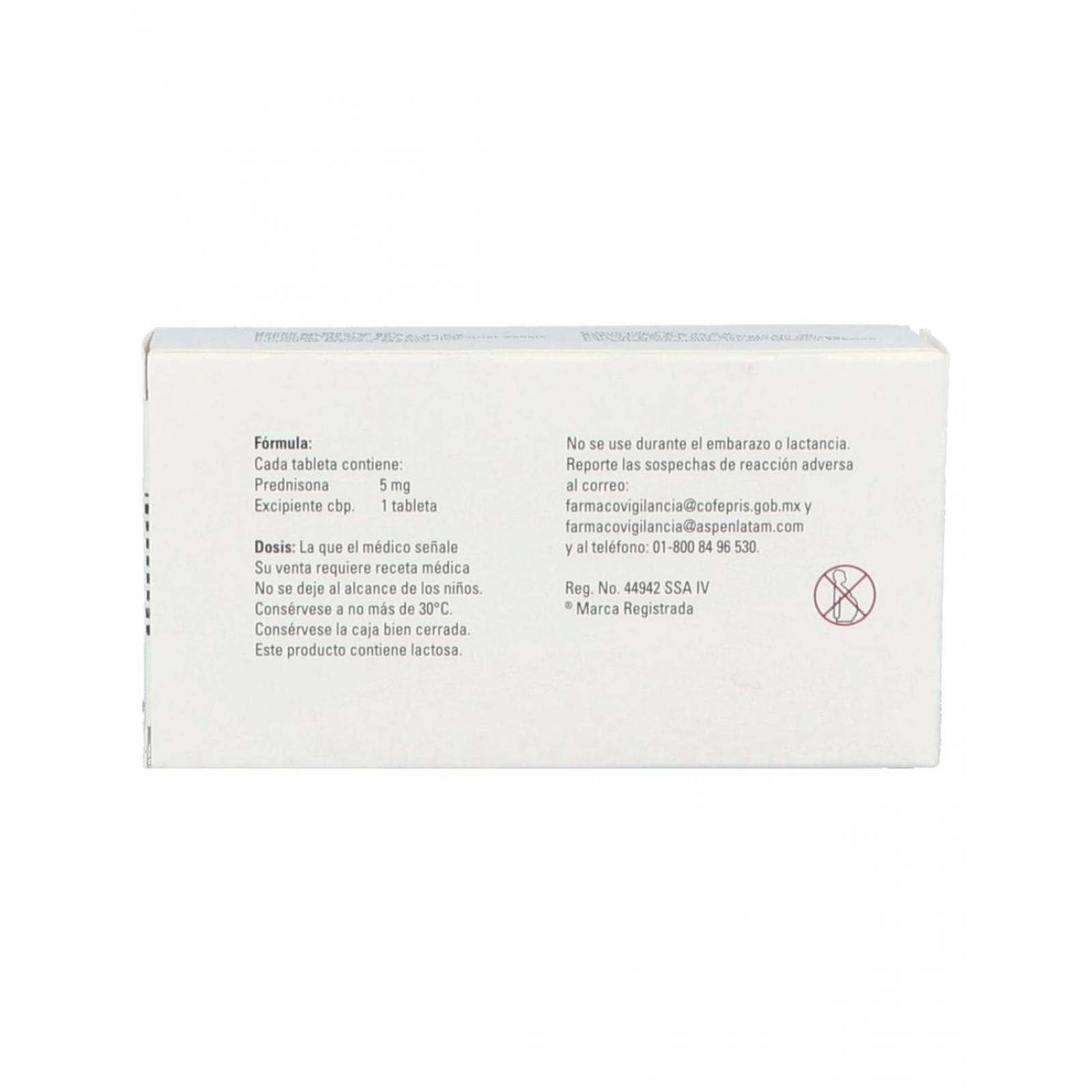 Meticorten 5 mg Caja Con 30 Tabletas 