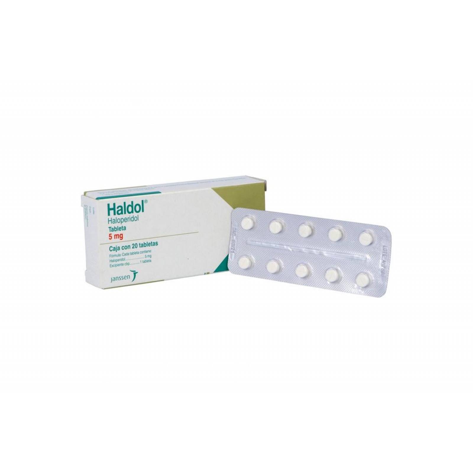 Haldol 5mg Caja Con 20 Tabletas 