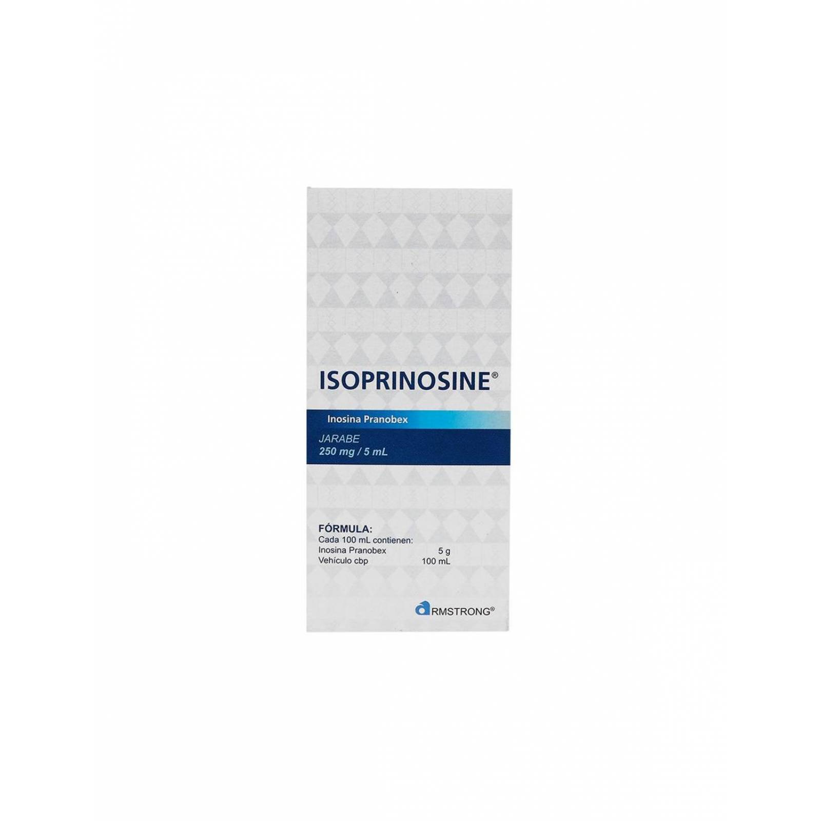 Isoprinosine Jarabe 250 mg/ 5 mL Caja Con Frasco Con 60 mL 