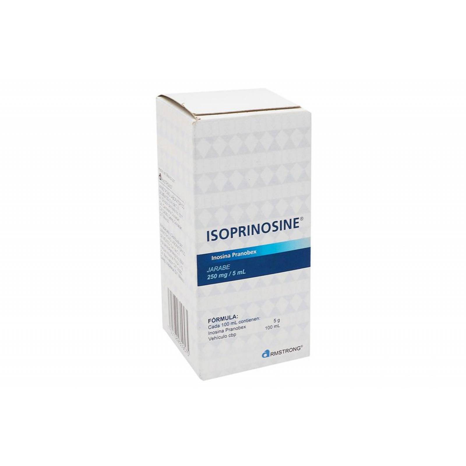Isoprinosine Jarabe 250 mg/ 5 mL Caja Con Frasco Con 60 mL 