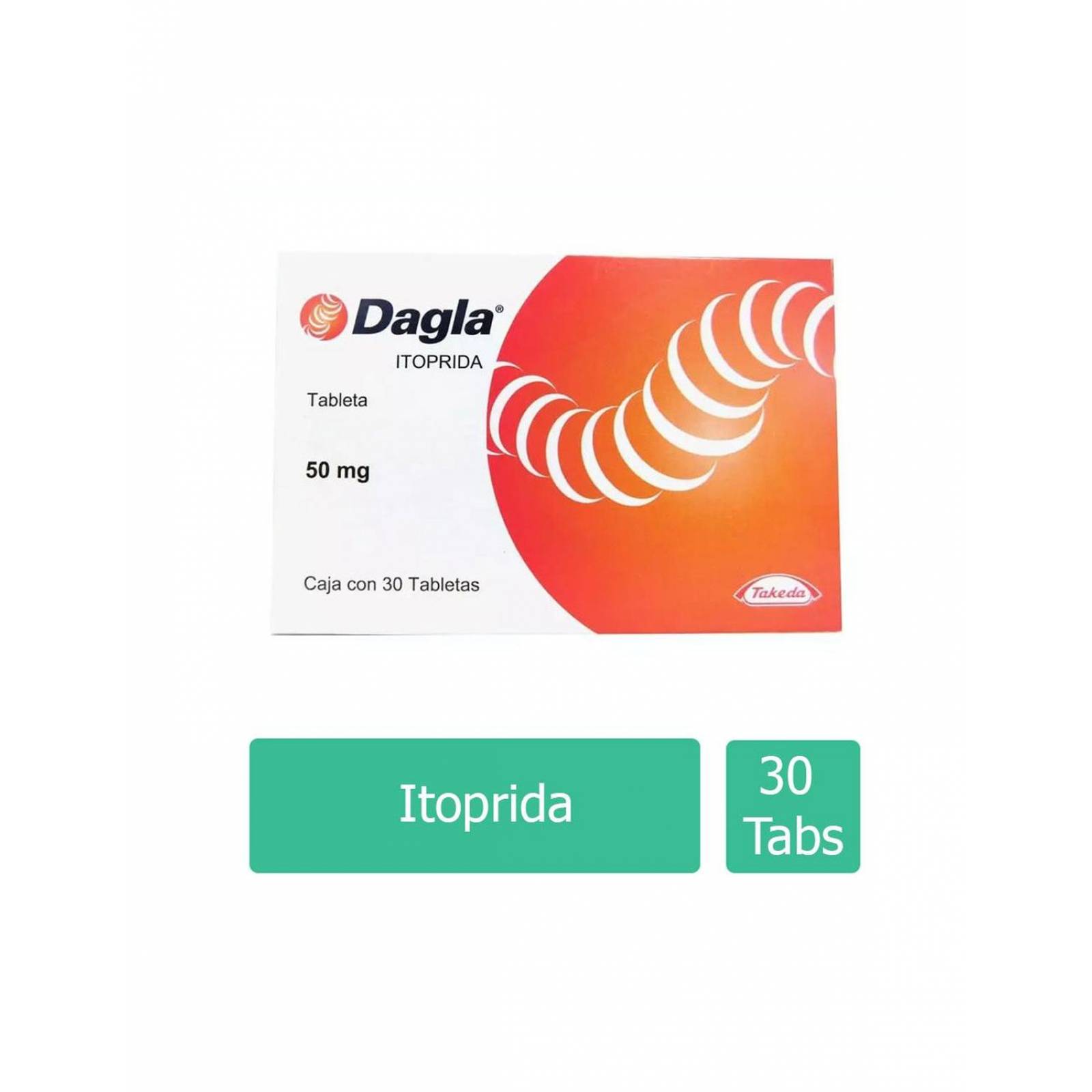 Dagla 50 mg Caja Con 30 Tabletas 
