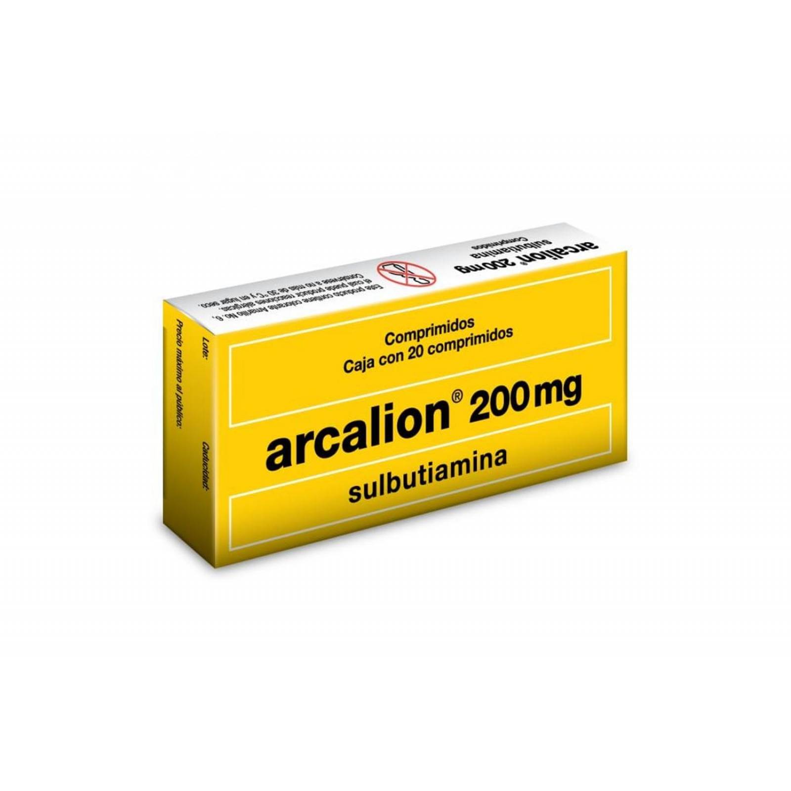 Arcalion 200 mg Caja Con 20 Comprimidos Recubiertos 