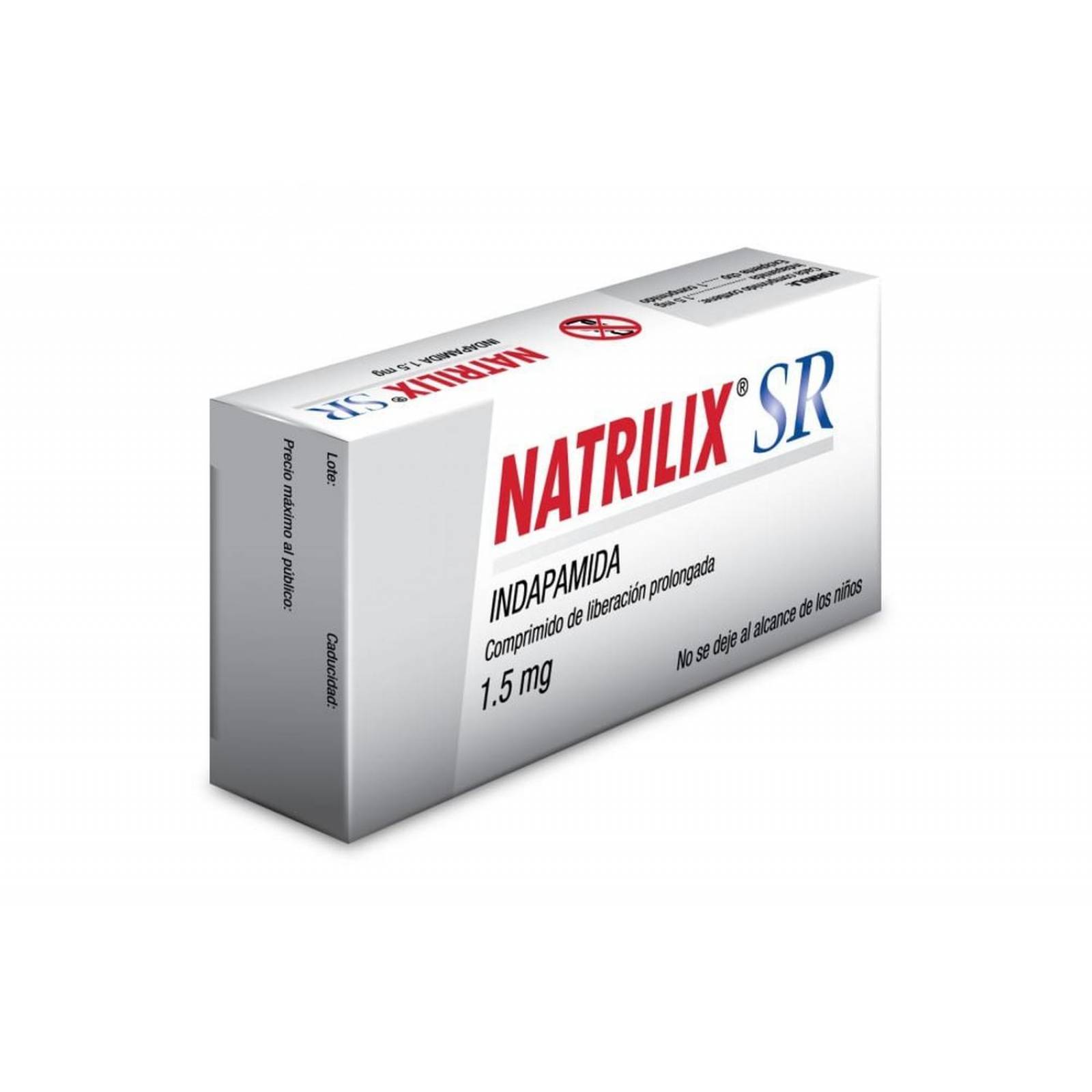Natrilix SR 1.5 mg Caja Con 30 Comprimidos Recubiertos 