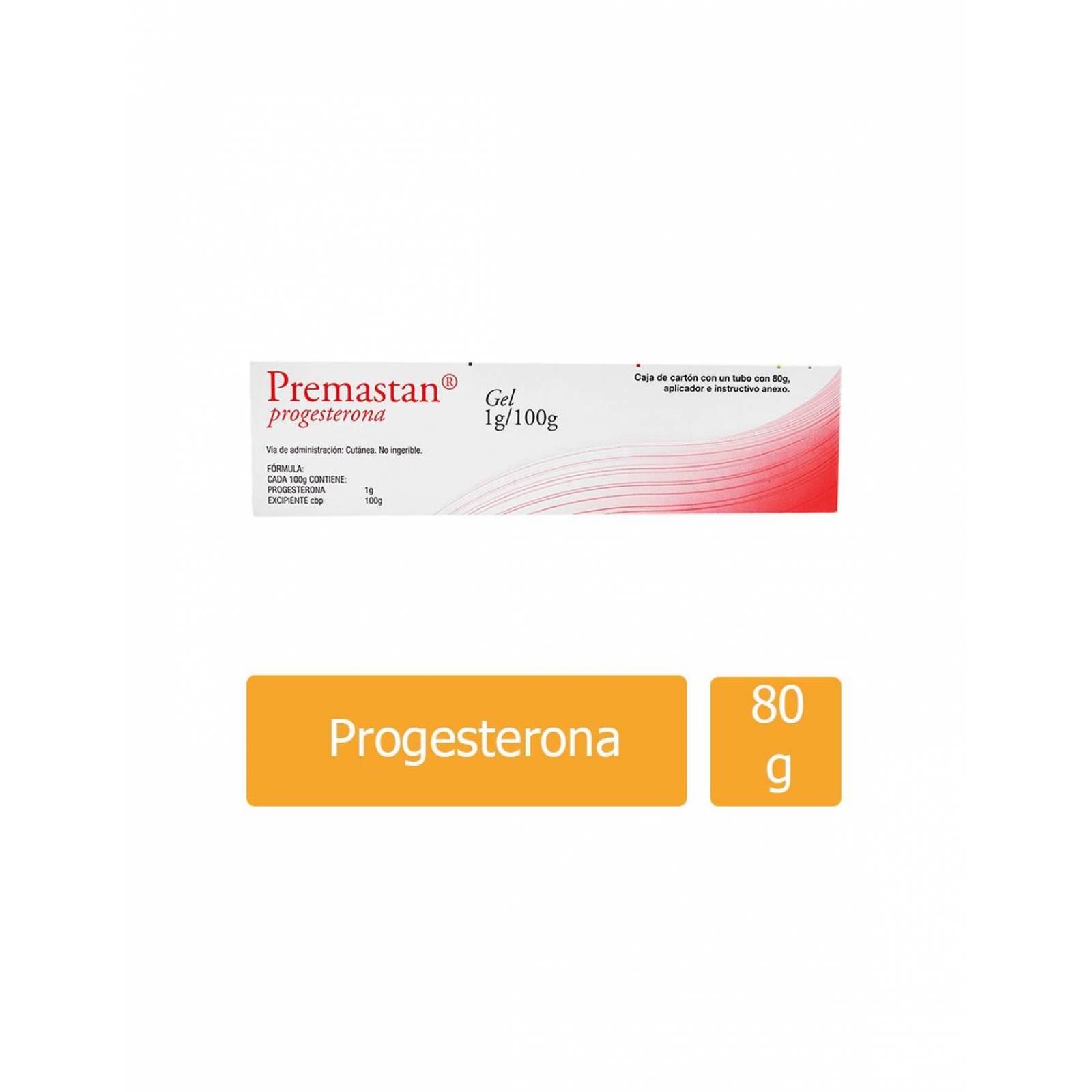 Premastan Gel 1 g/ 100 g Caja Con Tubo Con 80 g 