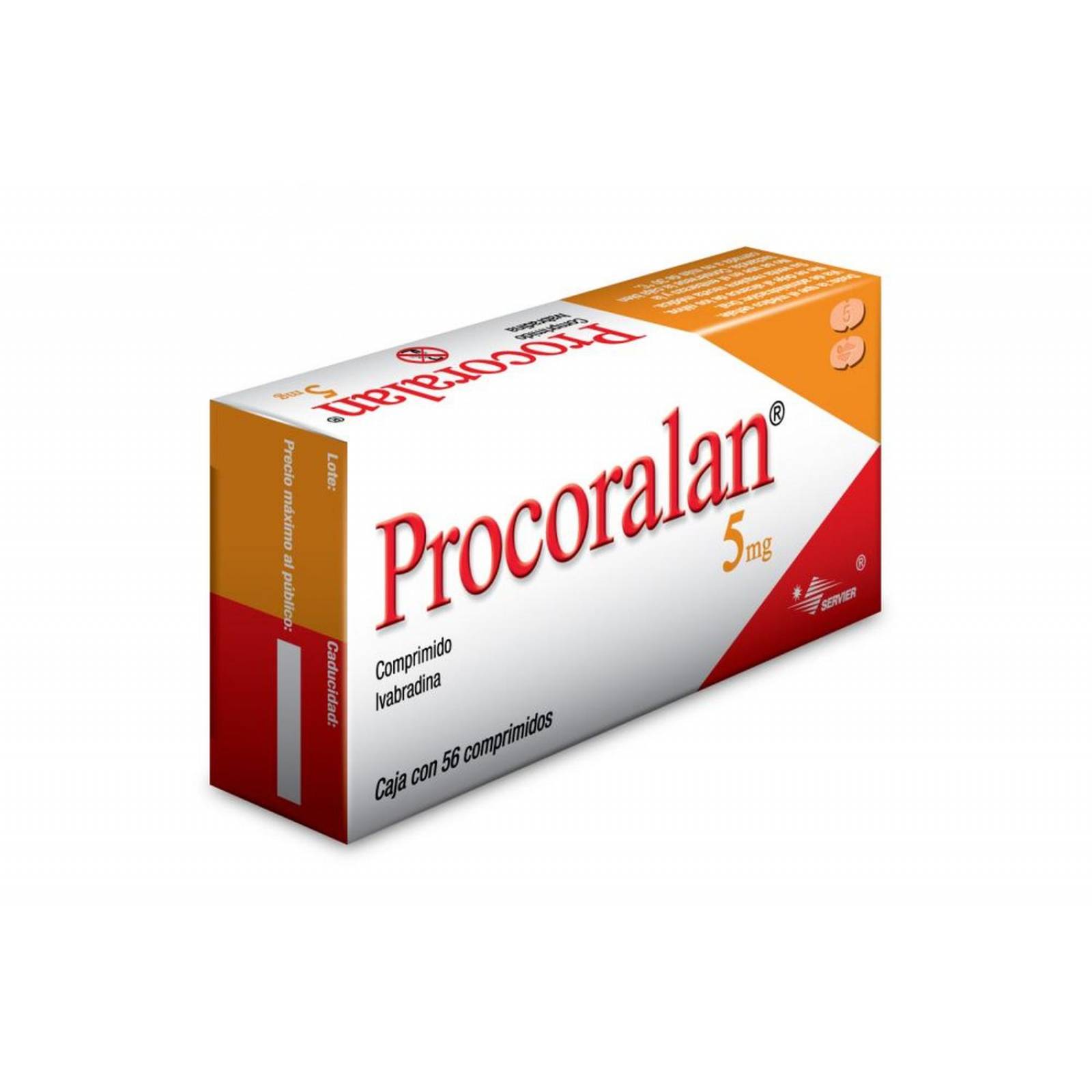 Procoralan 5 mg Caja Con 56 Comprimidos 