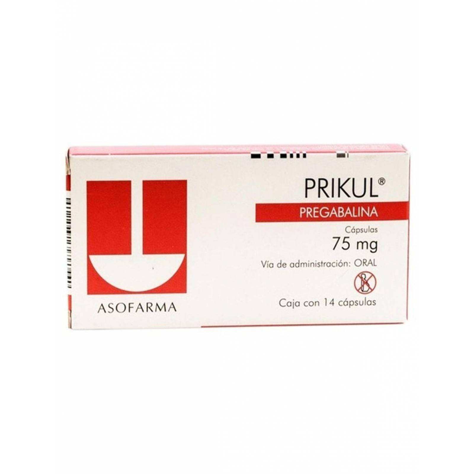Prikul 75 mg Caja Con 14 Cápsulas 