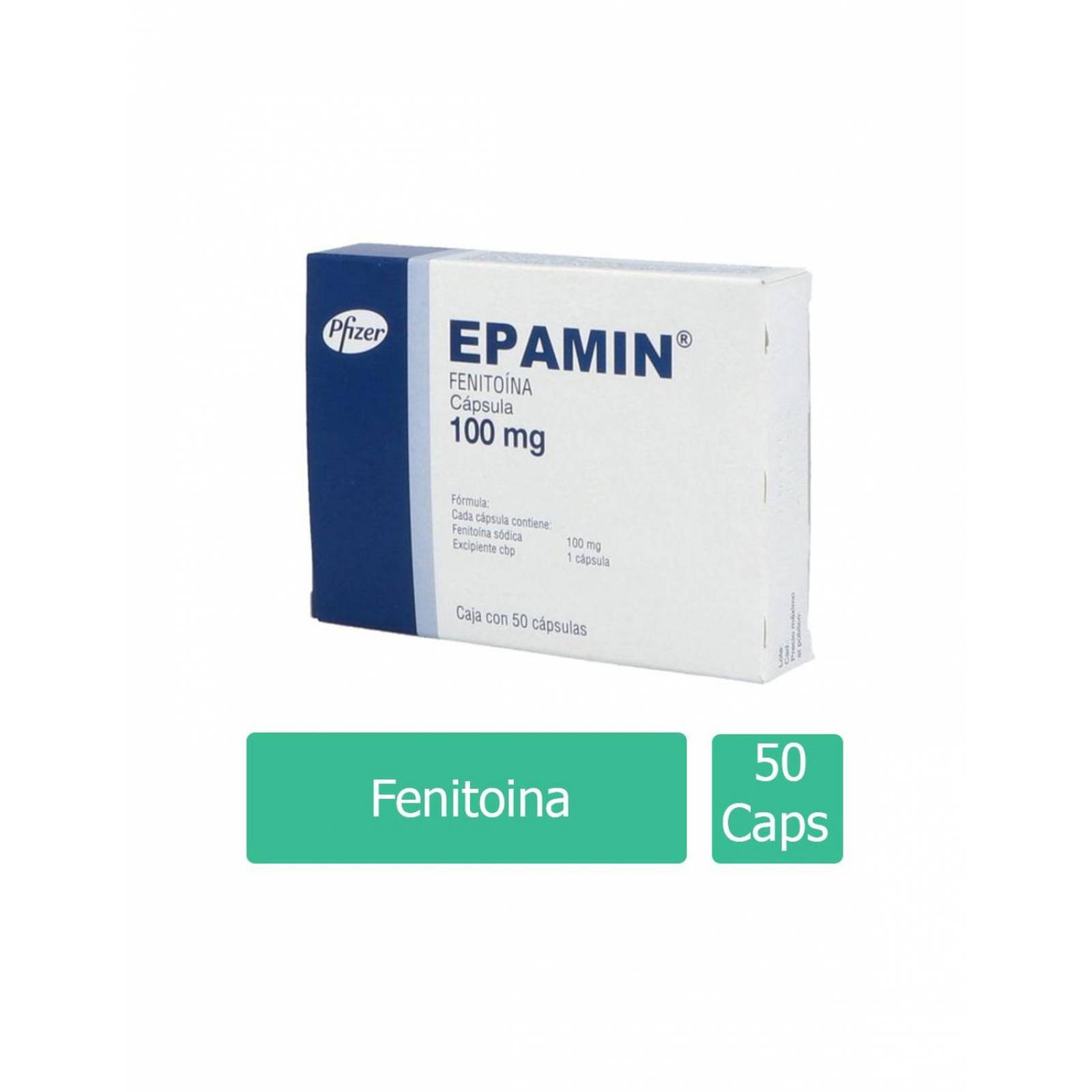 Epamin 100 mg Caja Con 50 Cápsulas 
