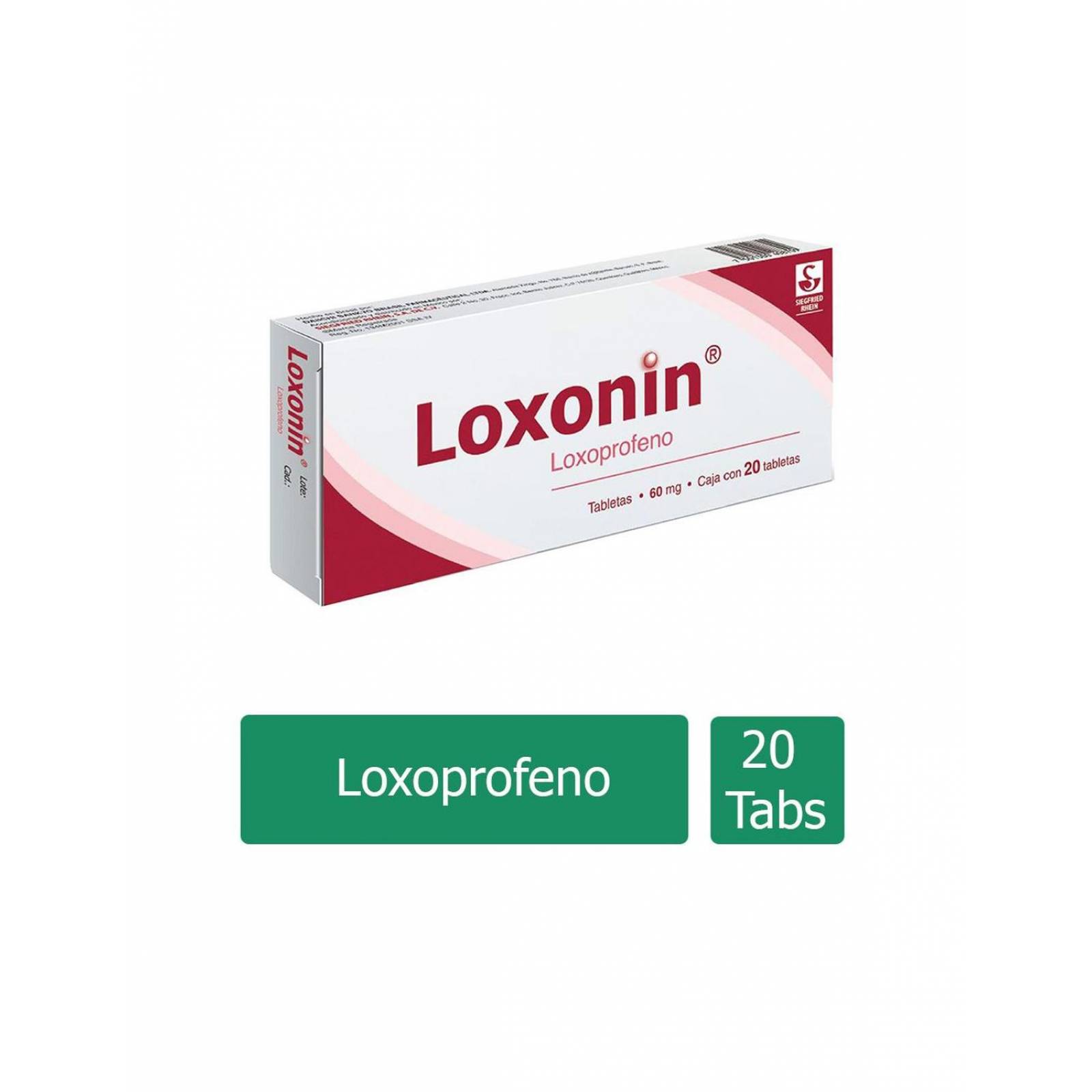 Loxonin 60 mg Caja Con 20 Tabletas 