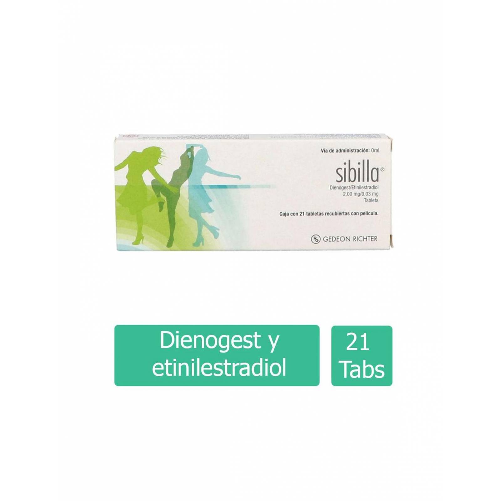 Sibilla 2.00 mg/0.03 mg Caja Con 21 Tabletas 