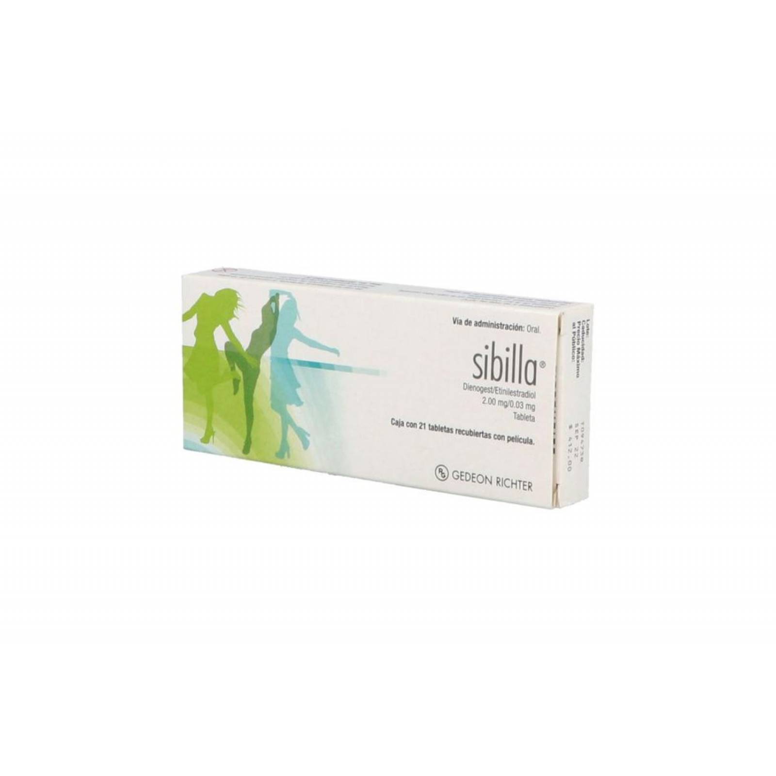 Sibilla 2.00 mg/0.03 mg Caja Con 21 Tabletas 