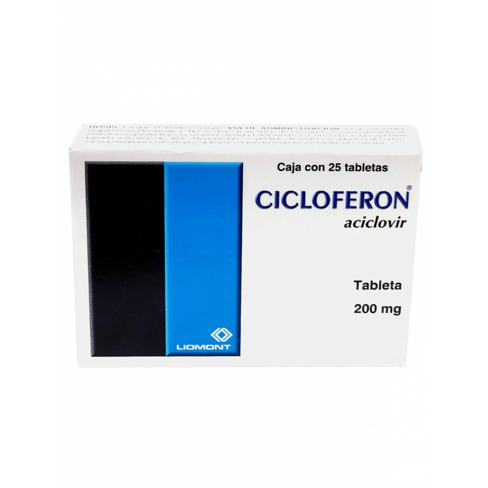 Cicloferon 200 mg Caja Con 25 Tabletas 