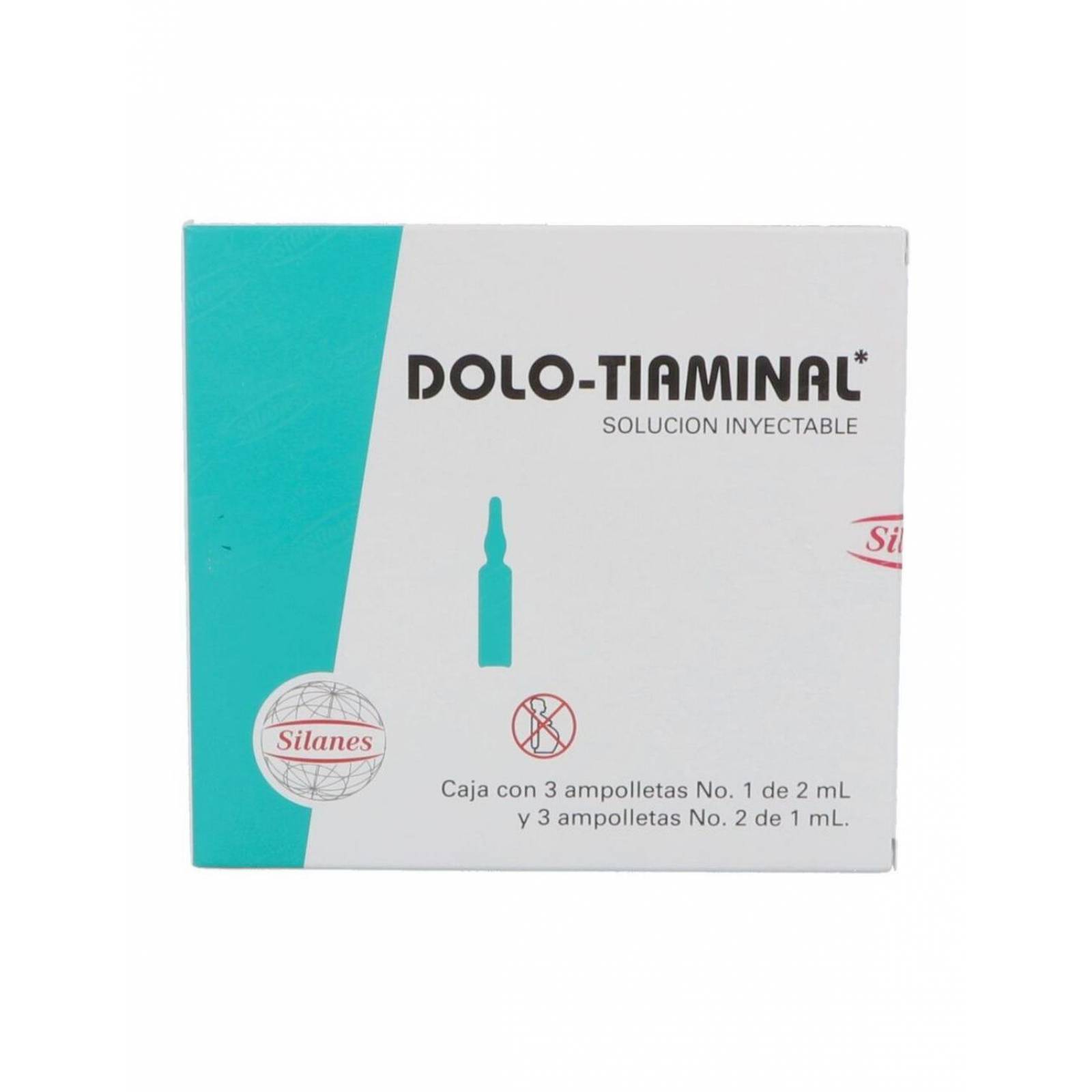 Dolo-Tiaminal Caja Con 3 Ampolleta No. 1 Con 2 mL y 3 Ampolletas No. 2 Con 1 mL 