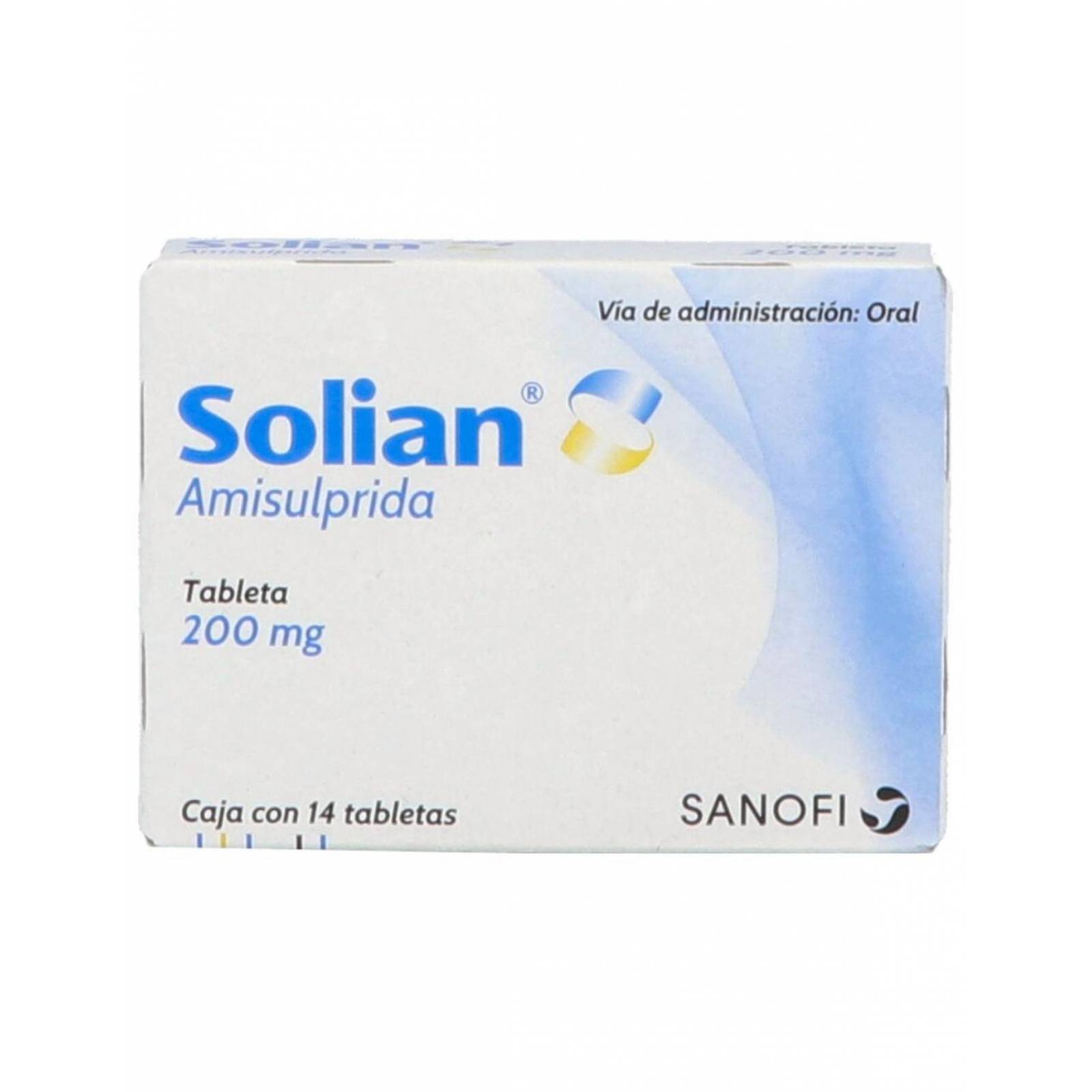 Solian 200 mg Caja con 14 Tabletas 