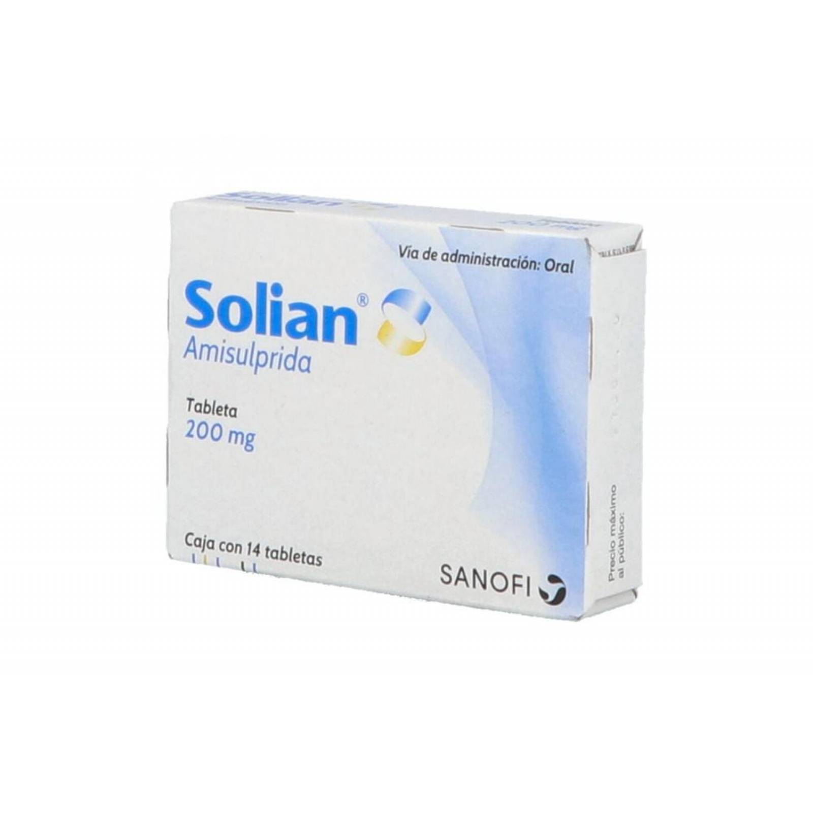 Solian 200 mg Caja con 14 Tabletas 