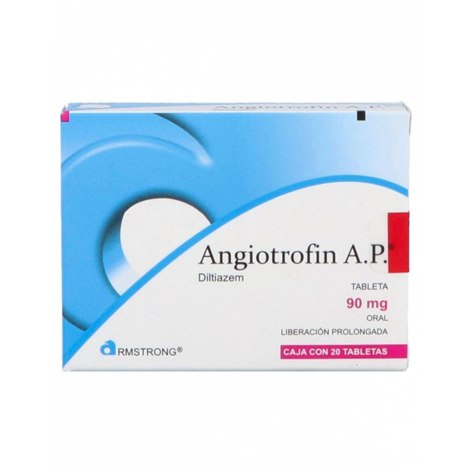 Angiotrofin A.P 90 mg Caja Con 20 Tabletas 