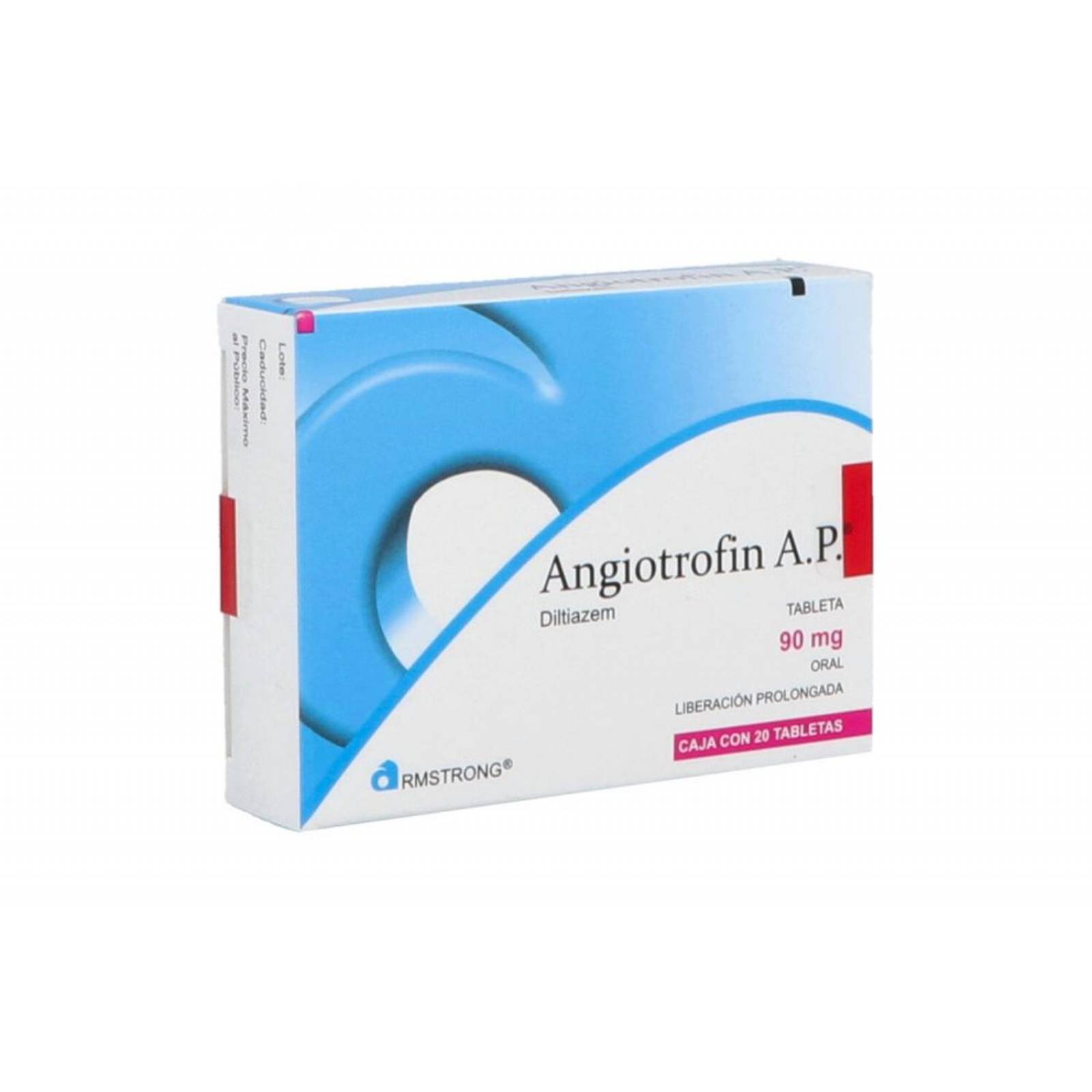 Angiotrofin A.P 90 mg Caja Con 20 Tabletas 