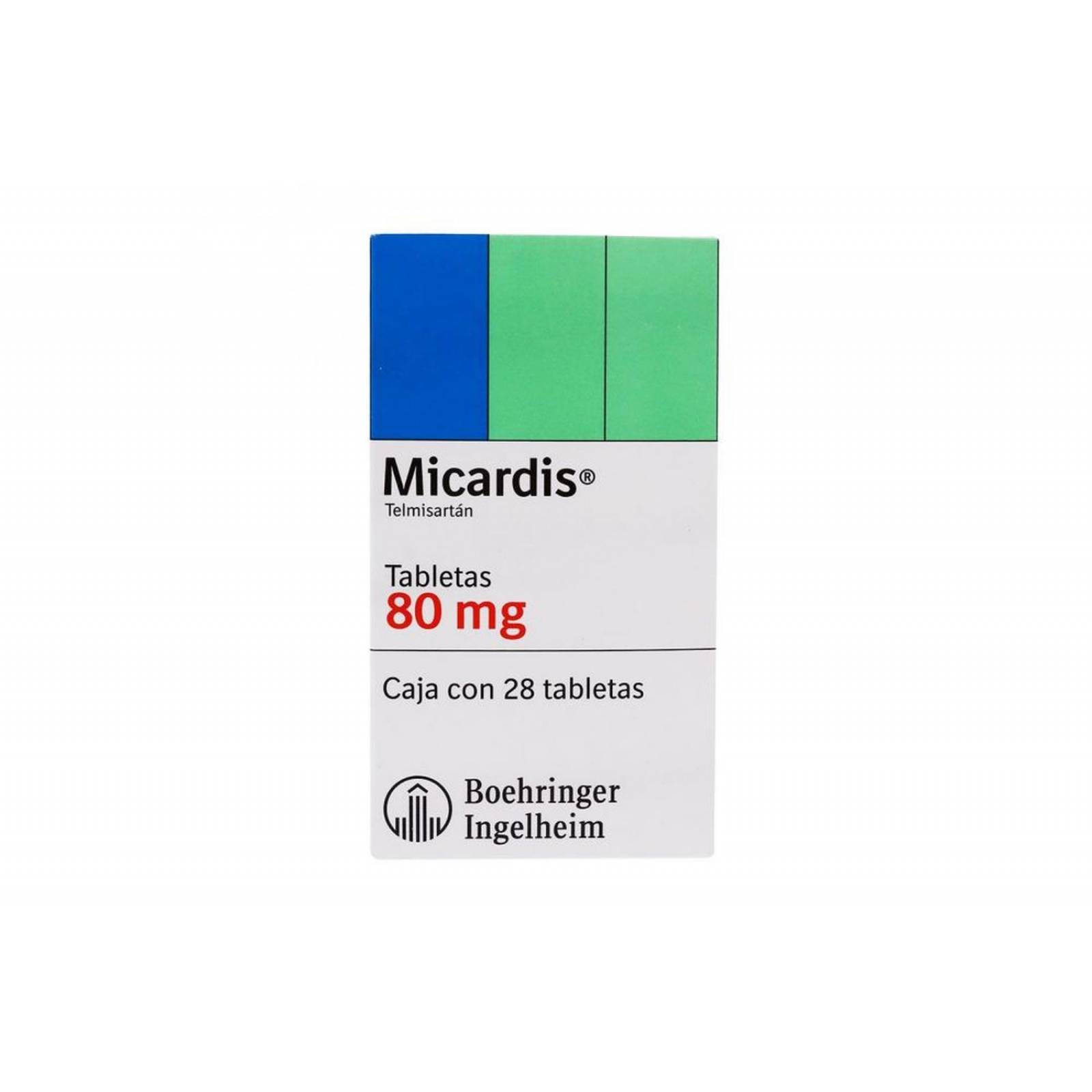 Micardis 80 mg Caja con 28 Tabletas 