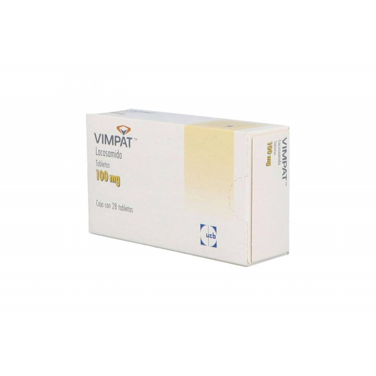Vimpat 100 mg Caja con 28 Tabletas 