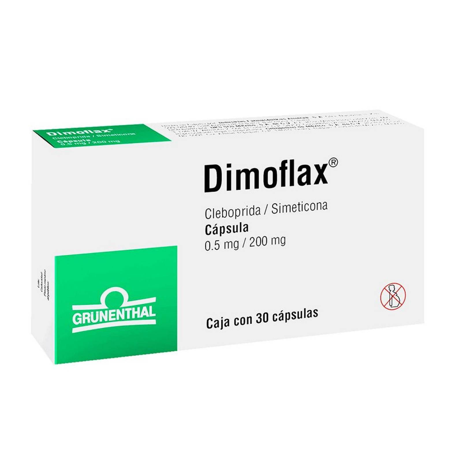 Dimoflax 0.5 mg / 200 mg Caja Con 30 Cápsulas 