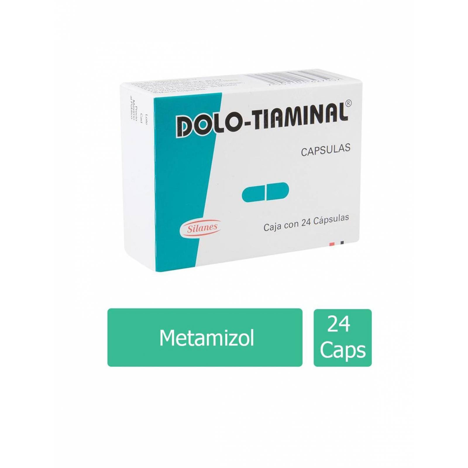 Dolo-Tiaminal Caja Con 24 Cápsulas 