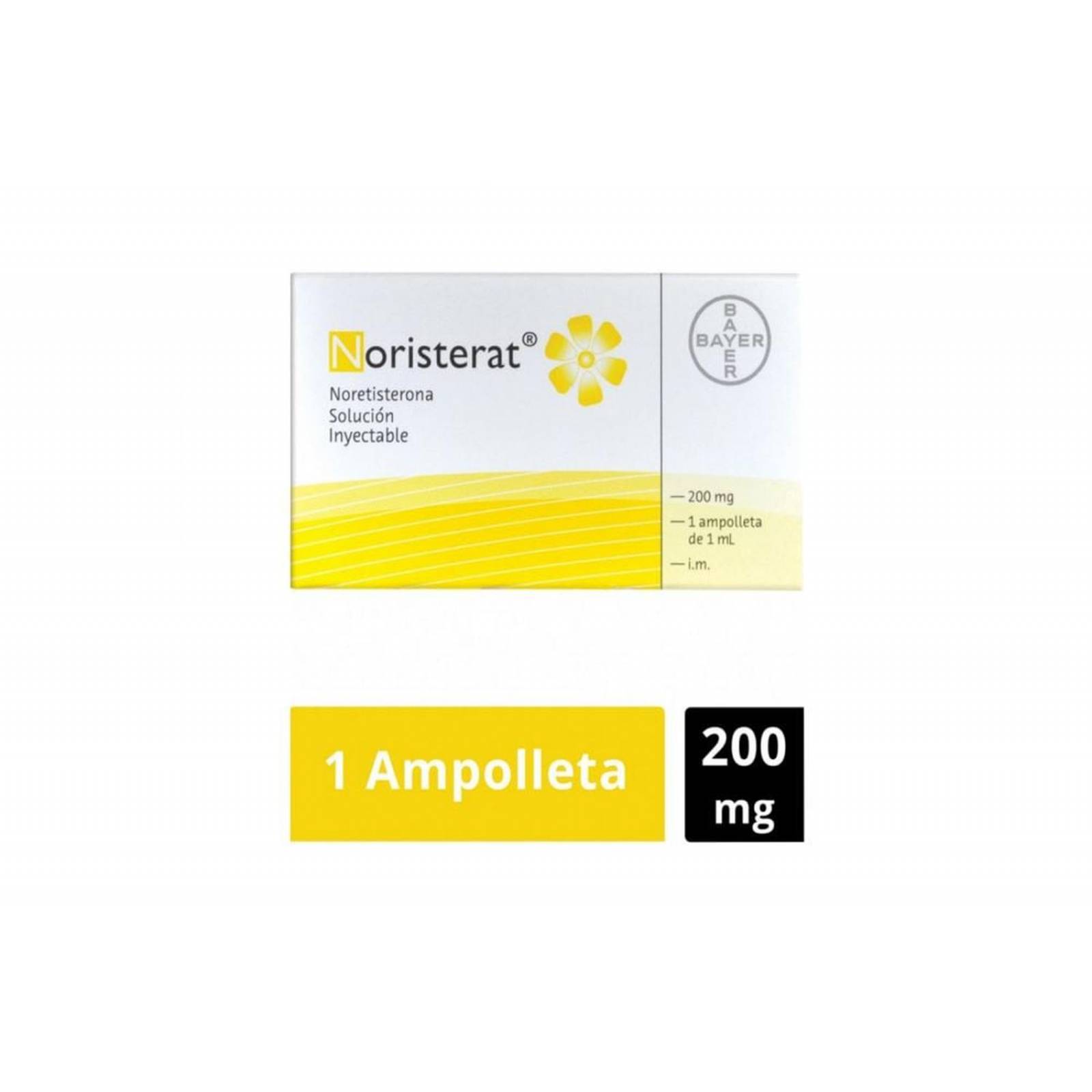 Noristerat 200 mg Caja Con 1 Ampolleta Con 1 mL 