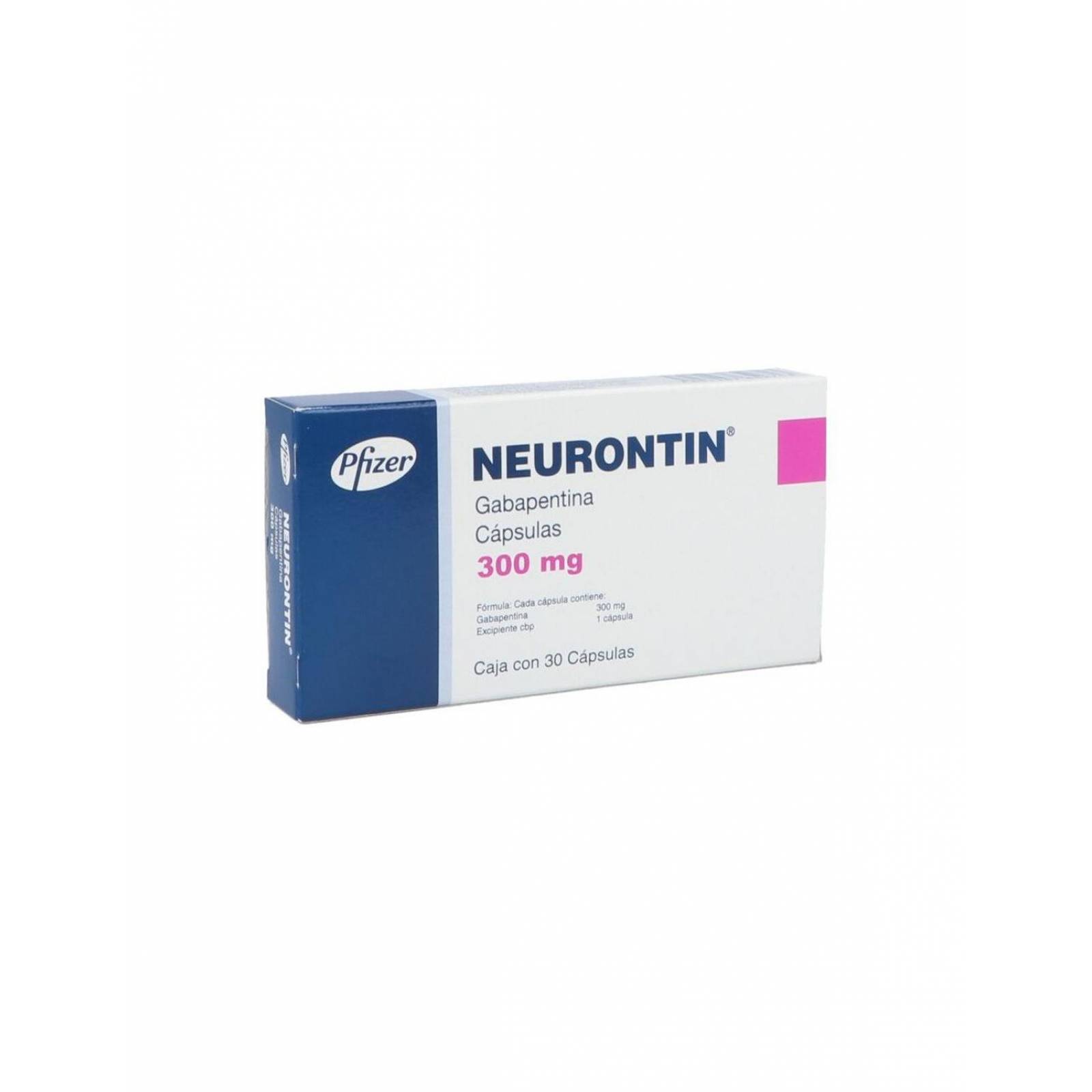 Neurontin 300 mg Caja Con 30 Cápsulas 