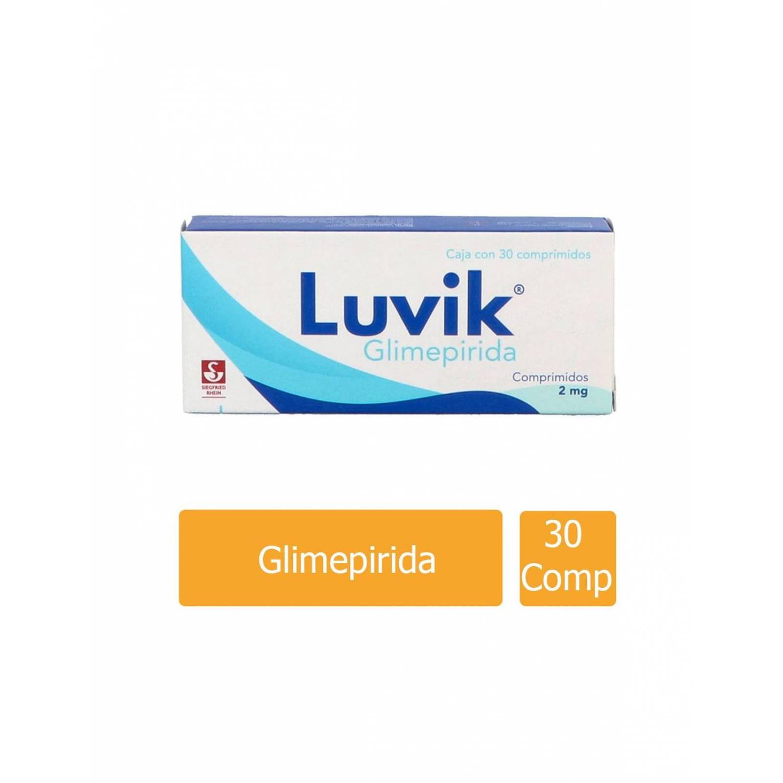 Luvik 2 mg Caja Con 30 Comprimidos 