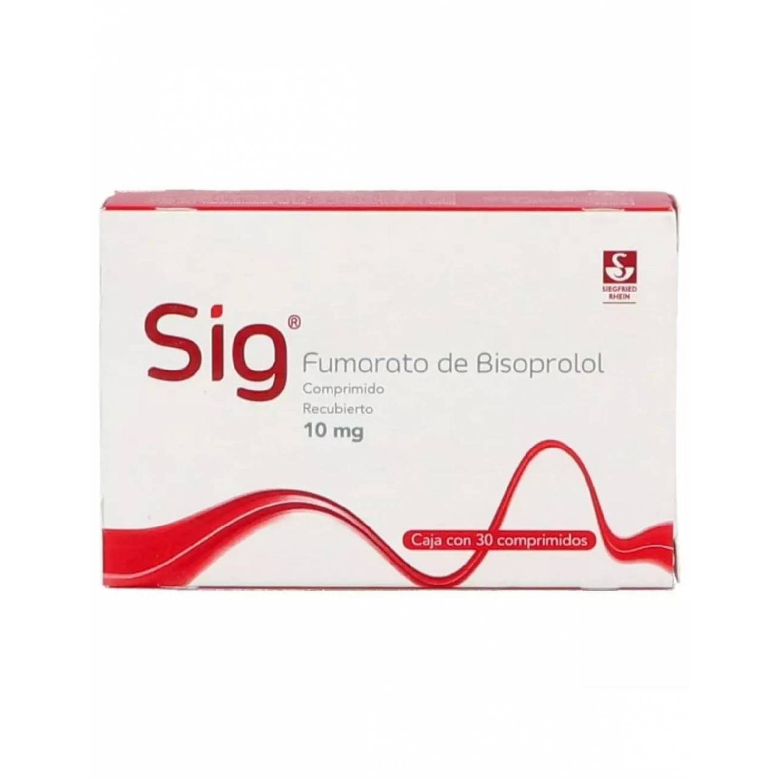 Sig 10 mg Caja con 30 Comprimidos 