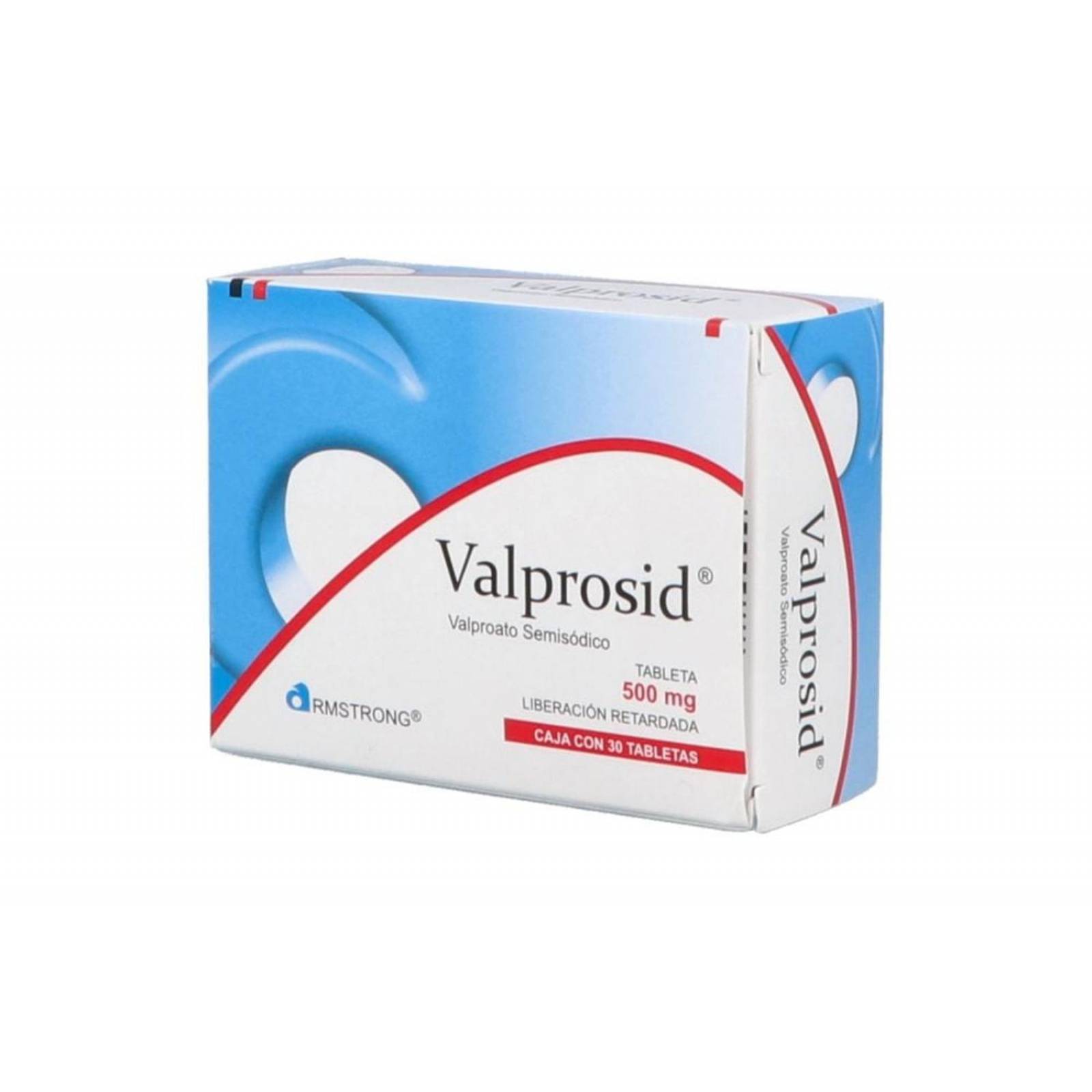 Valprosid 500 mg 30 Tabletas de Liberación Retardada 