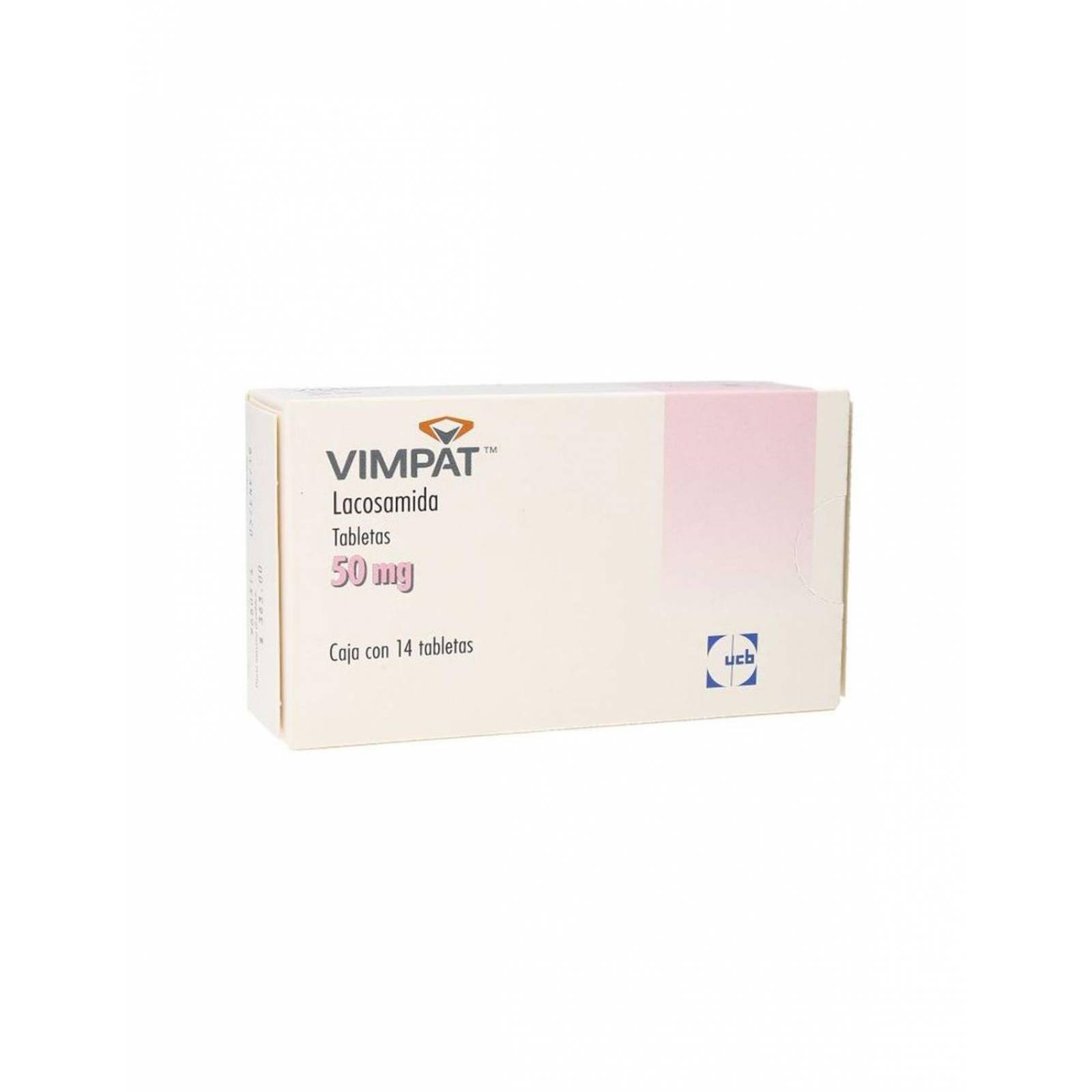 Vimpat 50 mg Caja Con 14 Tabletas 