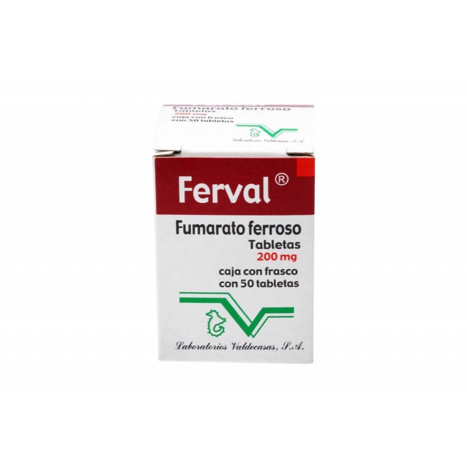 Ferval 200 mg Caja Con Frasco Con 50 Tabletas 