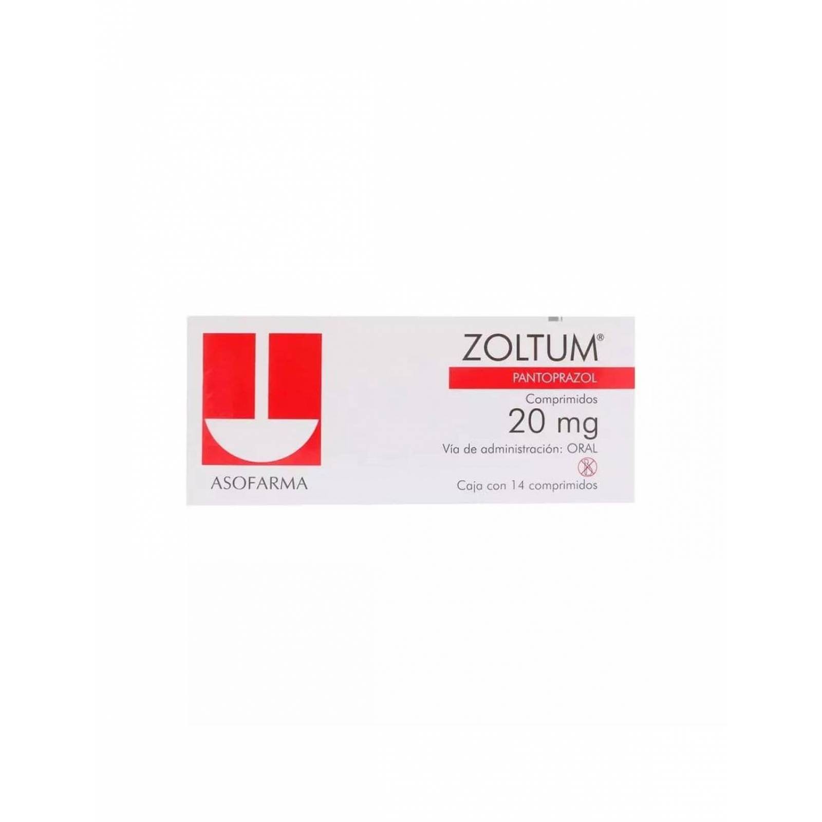 Zoltum 20 mg Caja Con 14 Comprimidos 