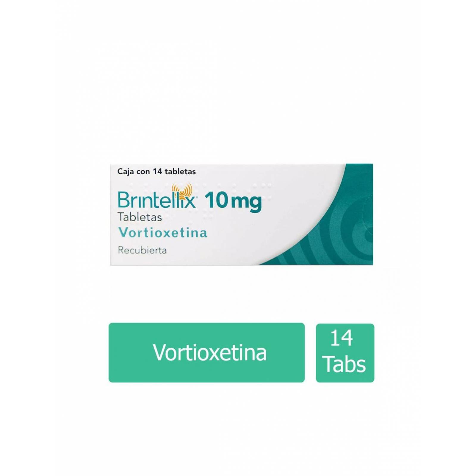 Brintellix 10 mg Caja 14 Tabletas 