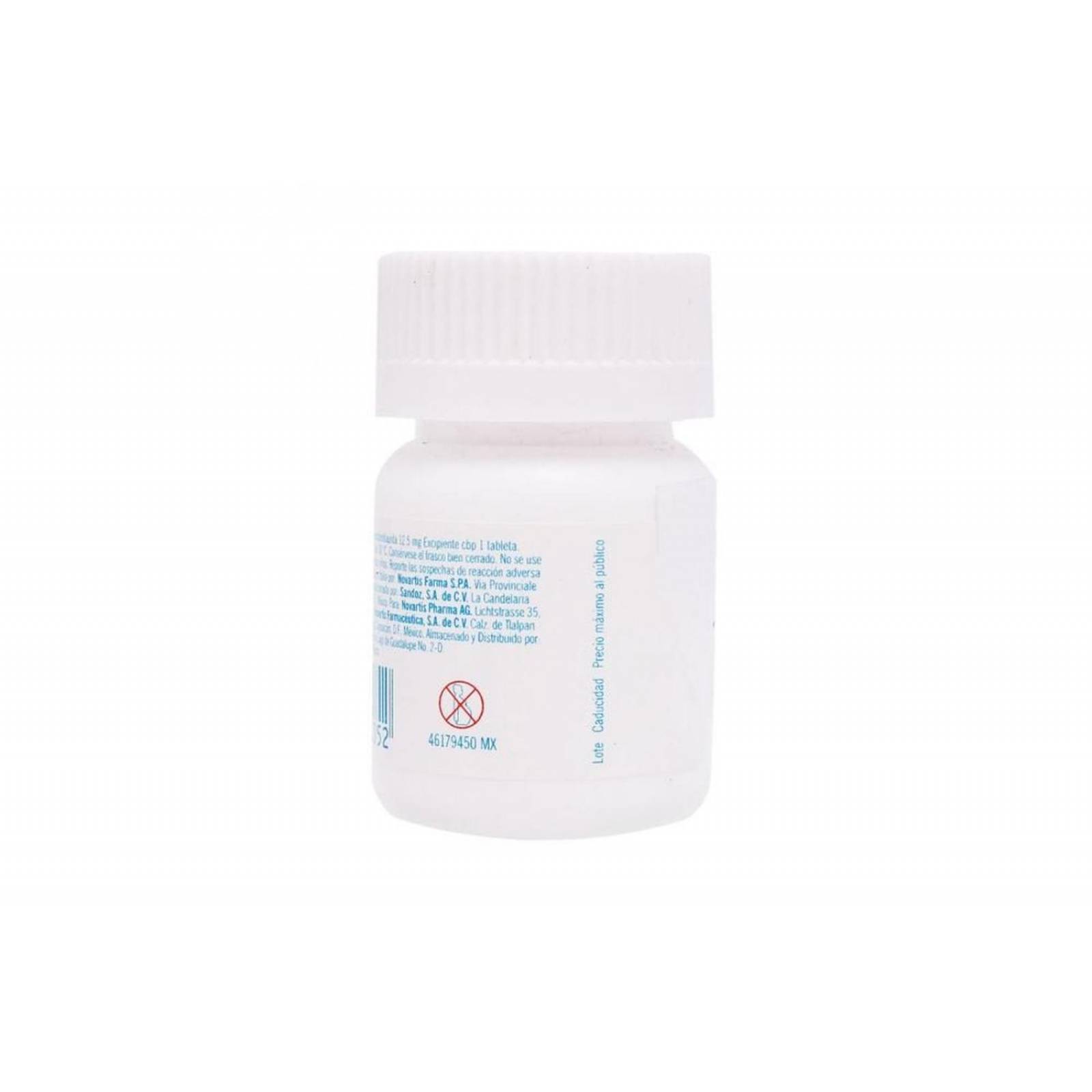 Co Diovan 80 mg/12.5 mg Caja Con 30 Tabletas 