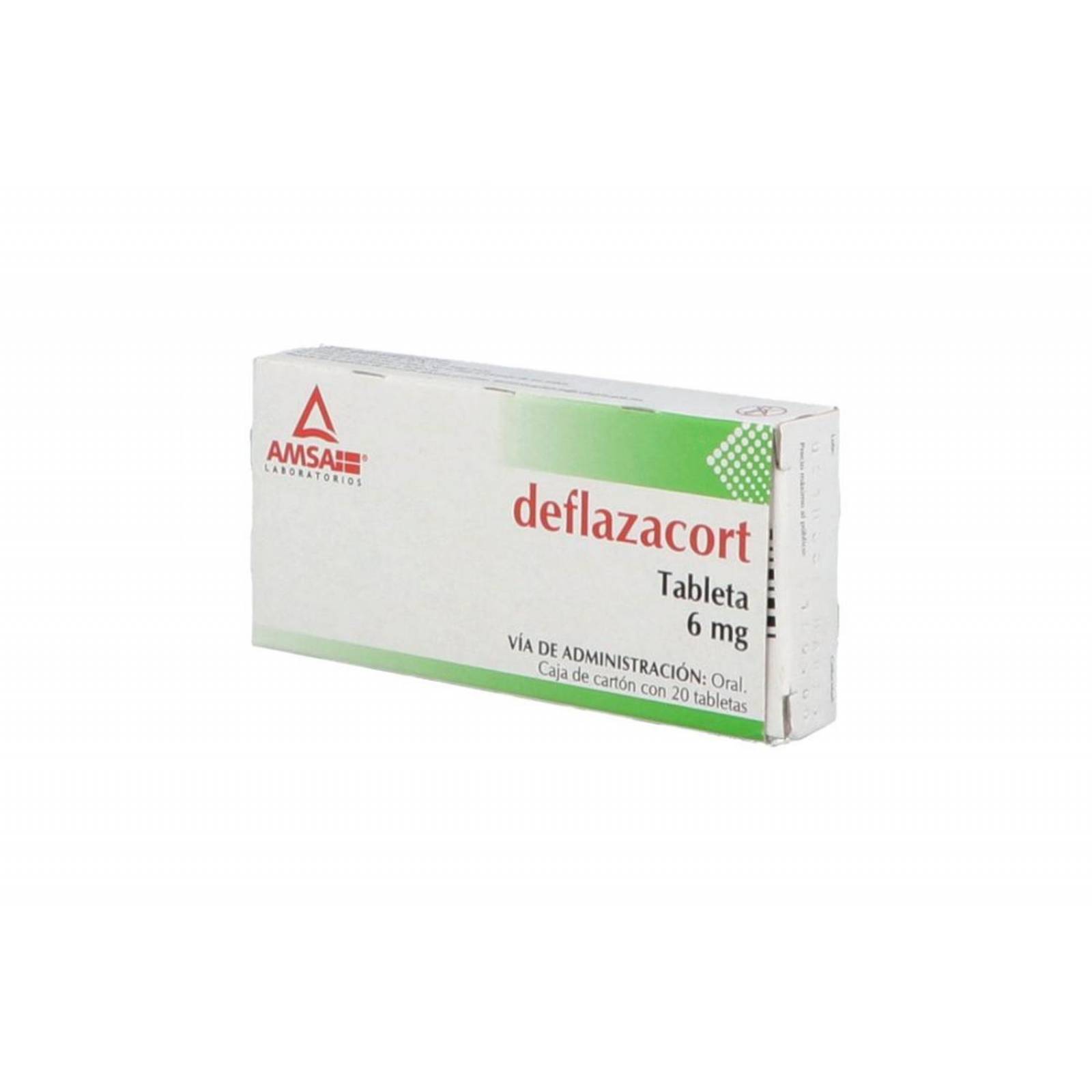 Deflazacort 6 mg Caja Con 20 Tabletas 