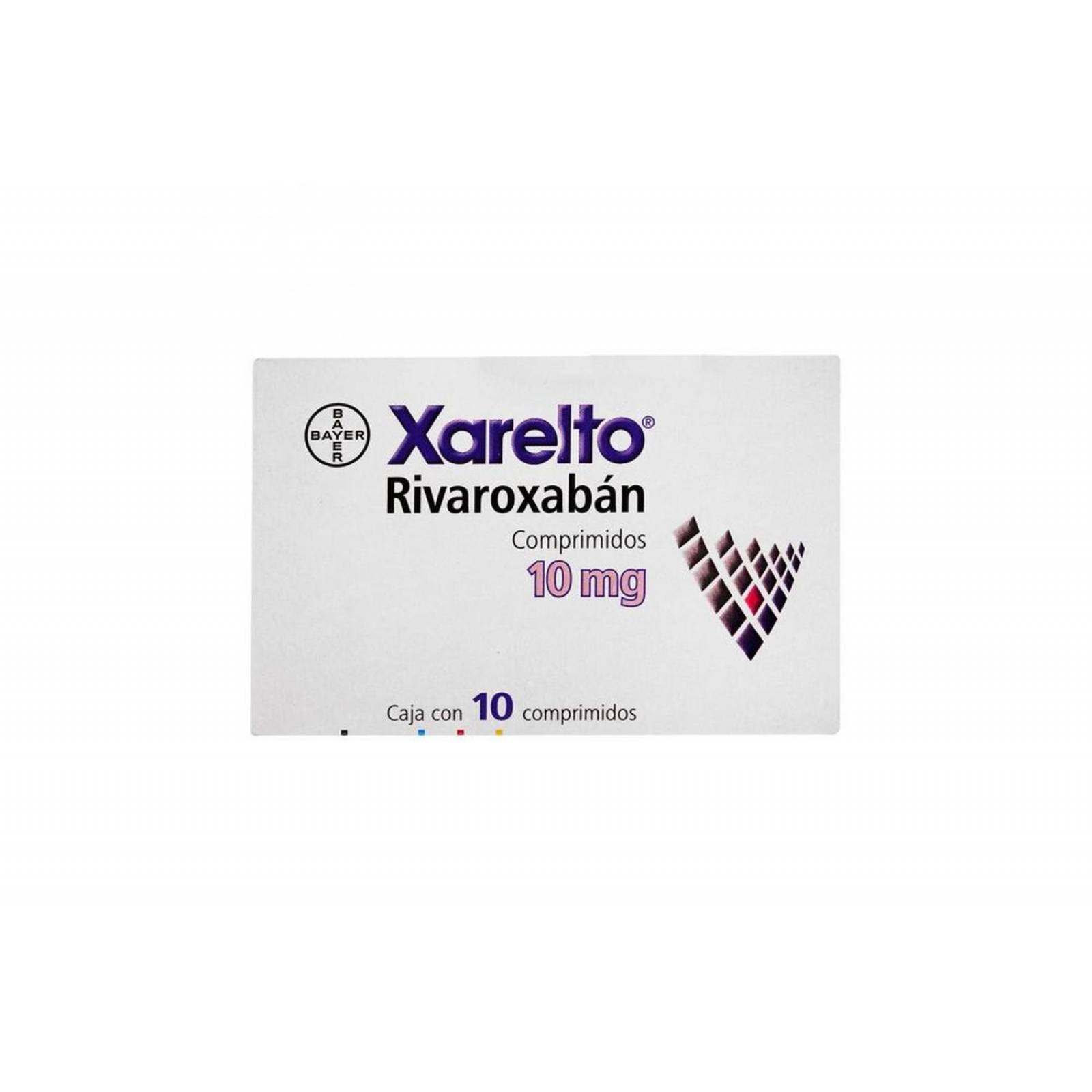 Xarelto 10 mg Caja con 10 Comprimidos - RX 