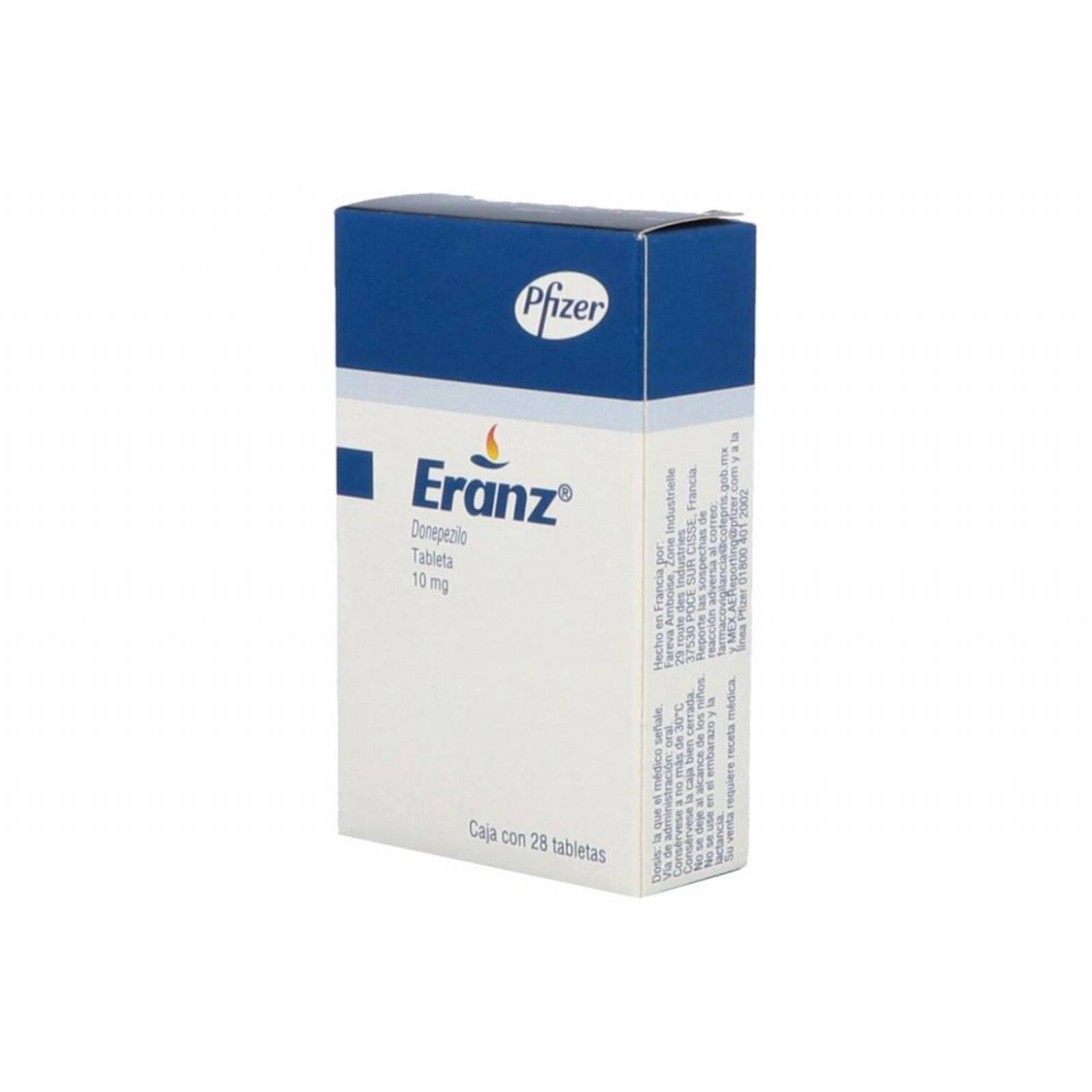Eranz 10 mg Caja 28 Tabletas 