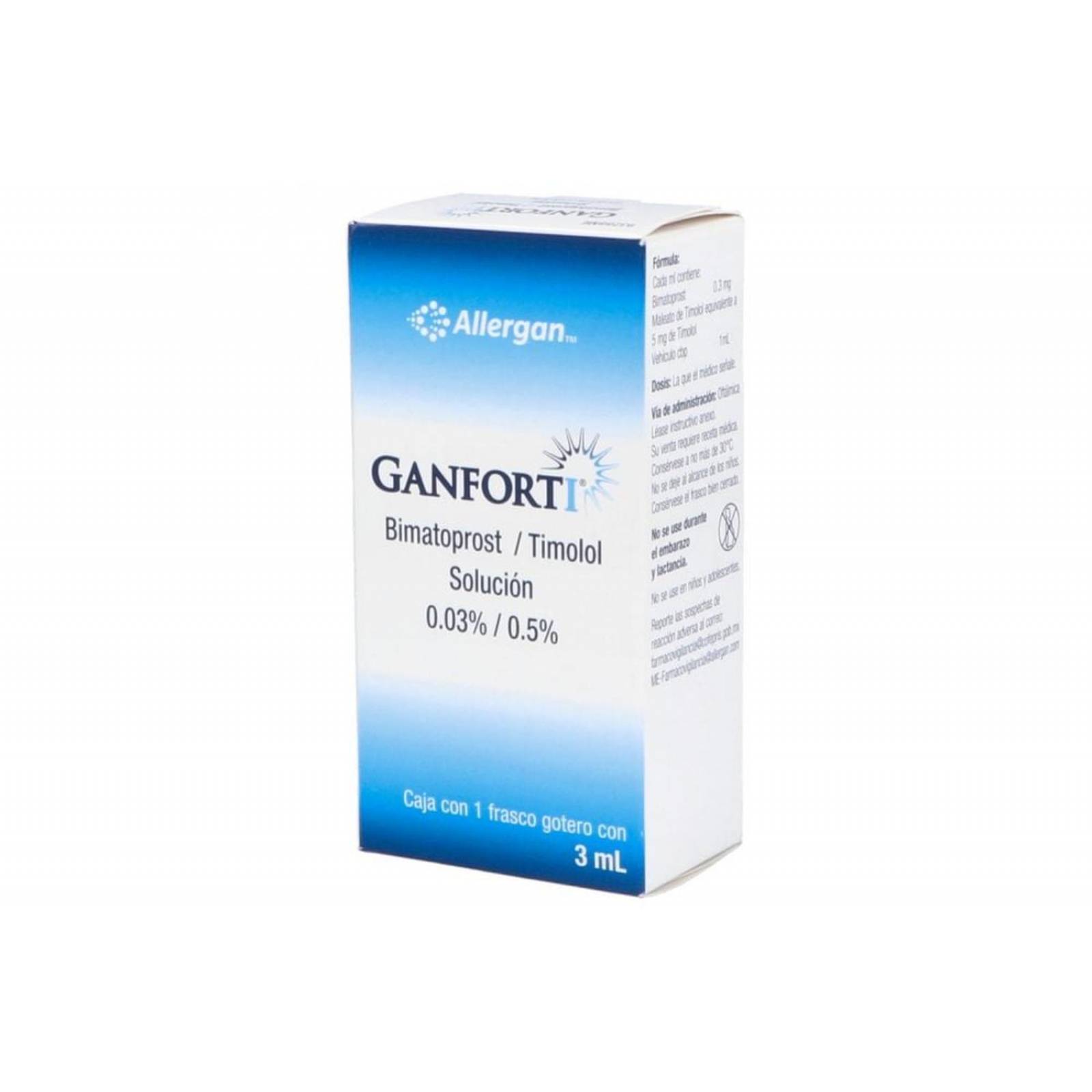 Ganforti Solución Oftálmica Caja Con Frasco Con 3 mL 