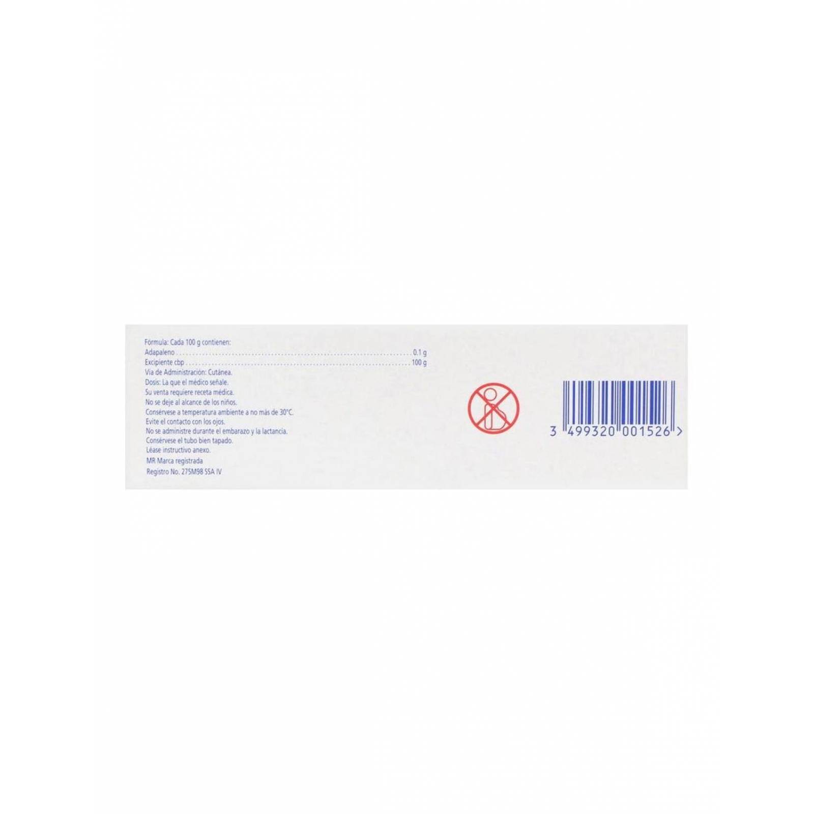 Adaferin Gel 0.1 % Tubo Con 30 g 