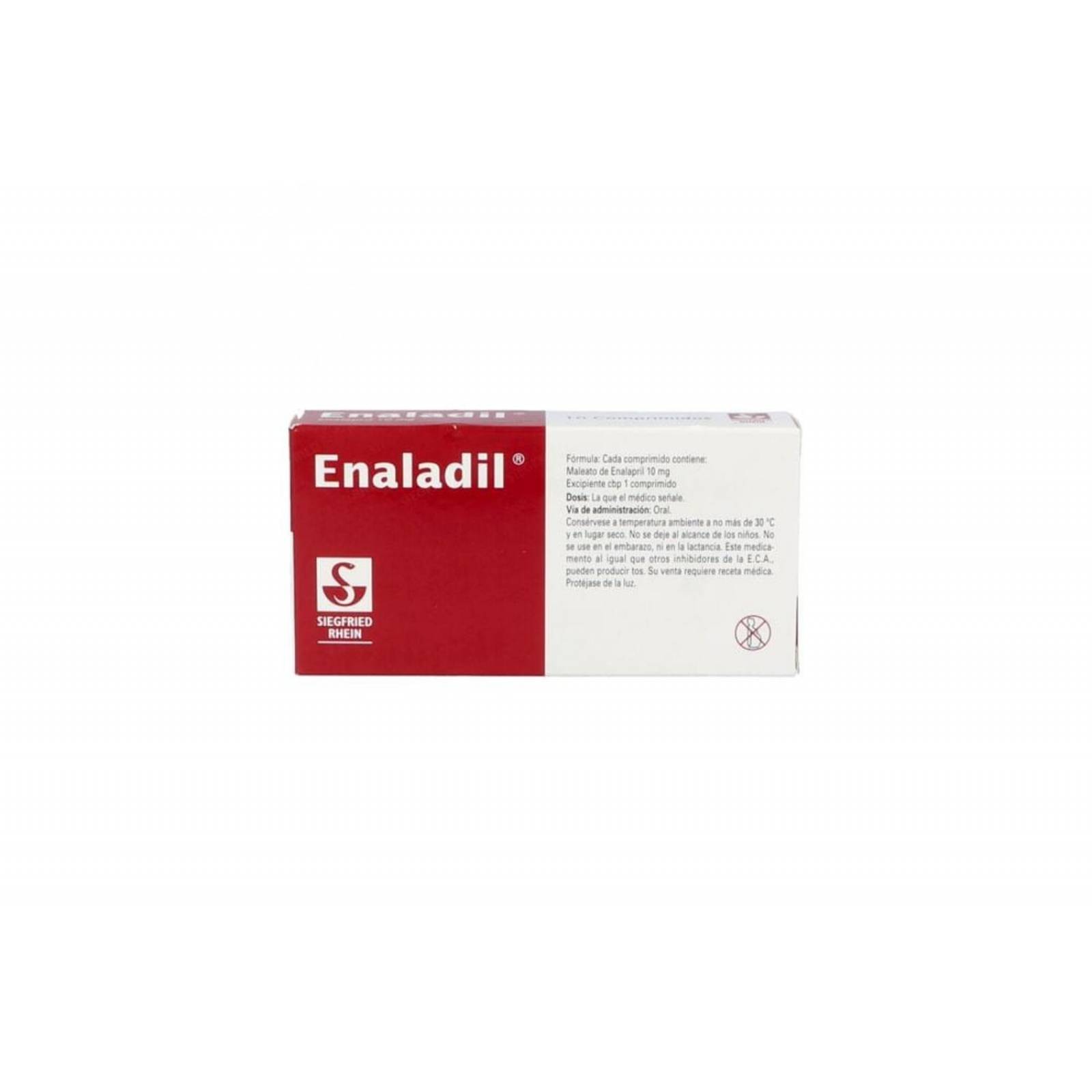 Enaladil 10 mg Caja Con 10 Comprimidos 